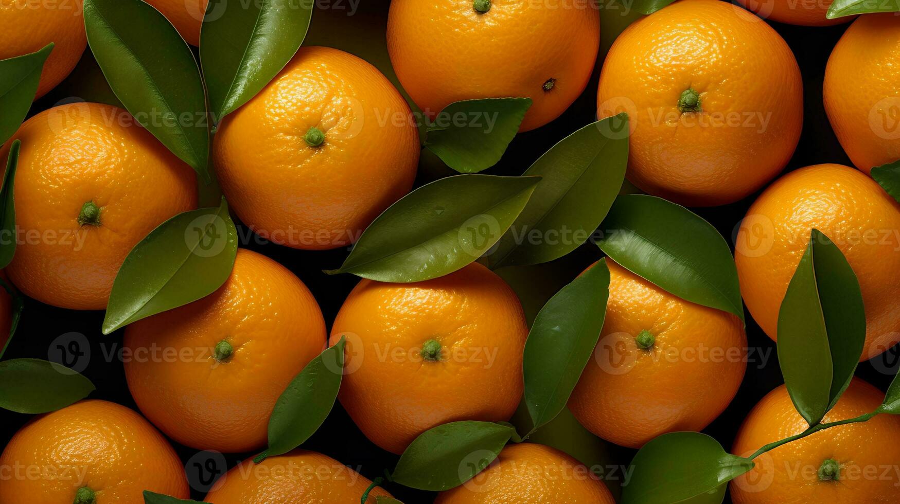 Orangen Hintergrund ai generiert foto