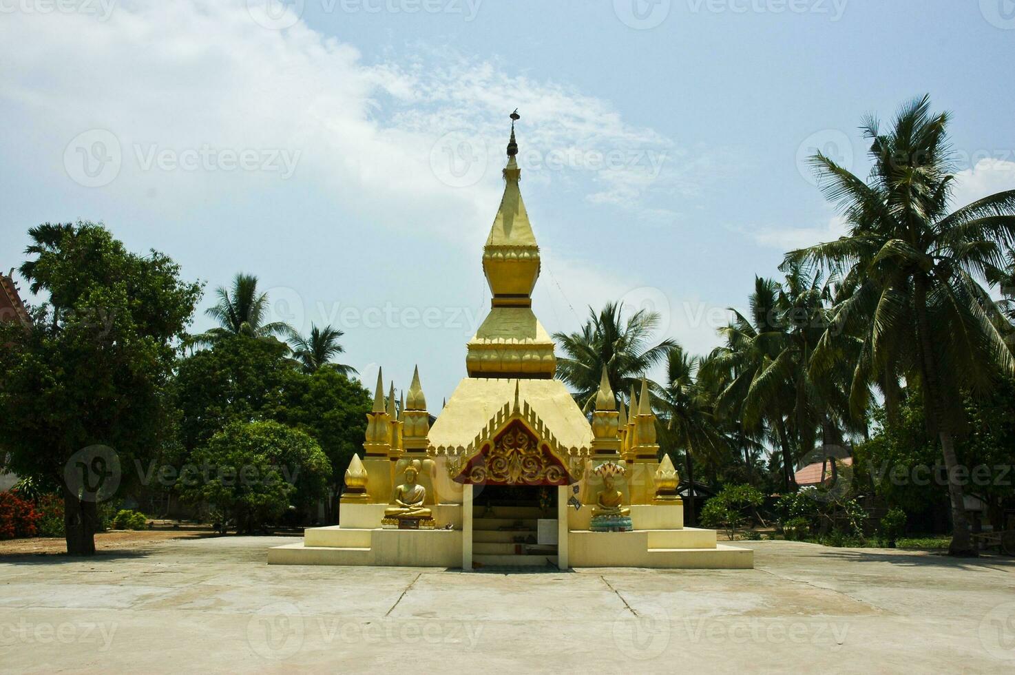 Pagode Tempel im Laos foto