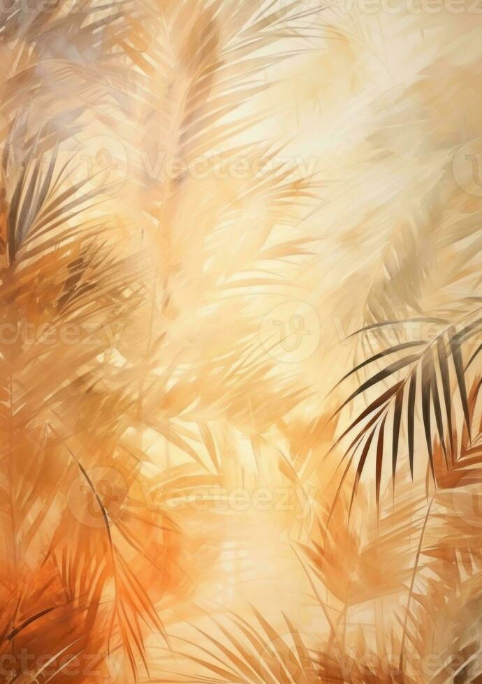 tropisch Palme Blätter Hintergrund foto