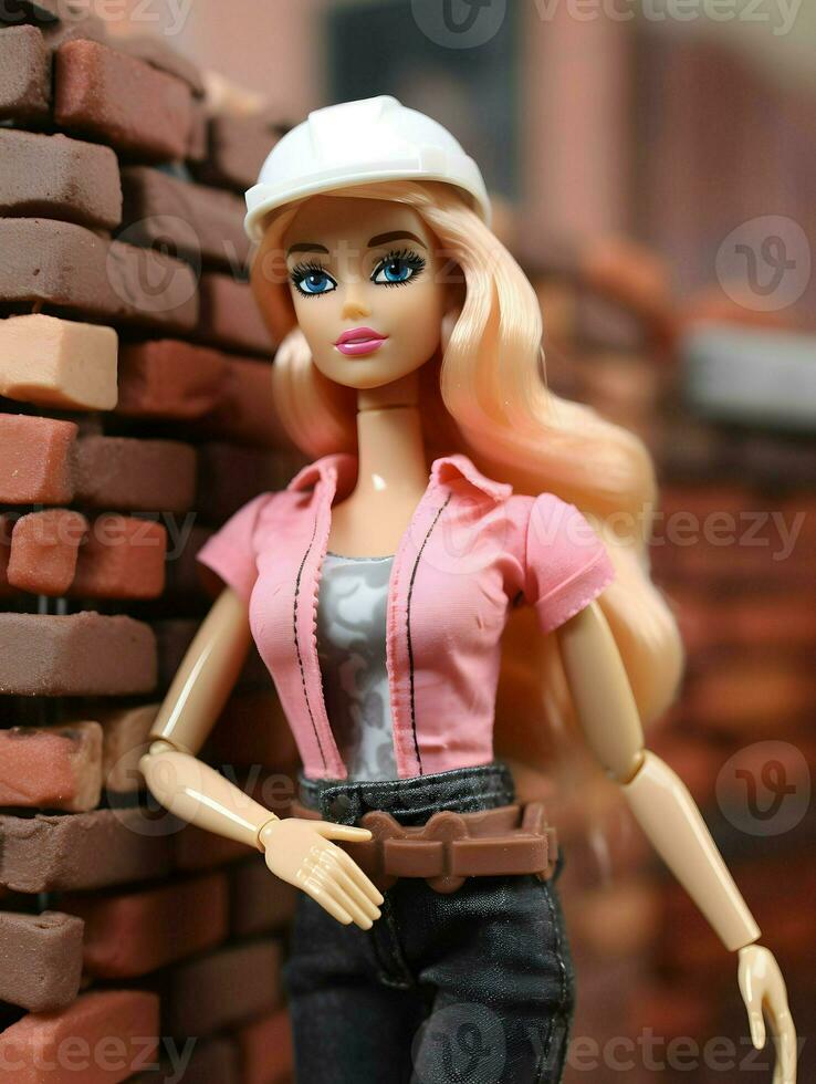 Barbie Puppe im ein Kostüm foto