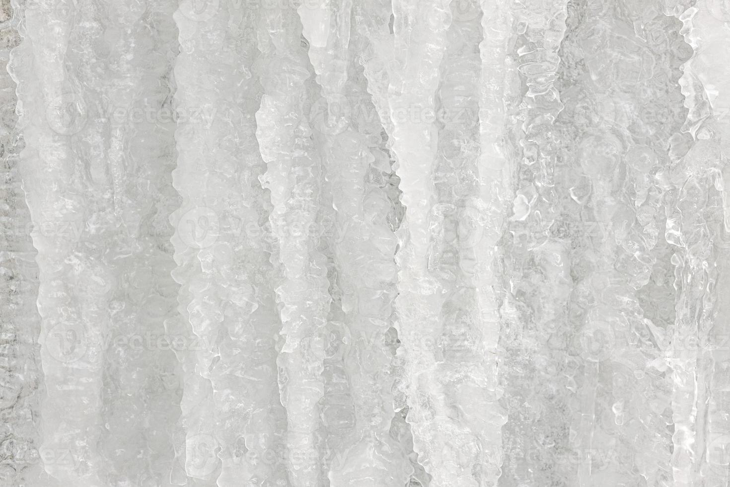Hintergrund aus Eis. die Struktur von gefrorenem Wasser. Textur foto