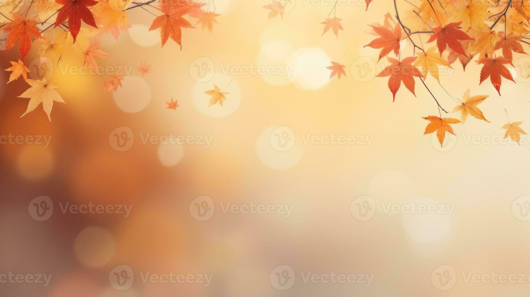 Herbstlaub Hintergrund mit Textfreiraum foto