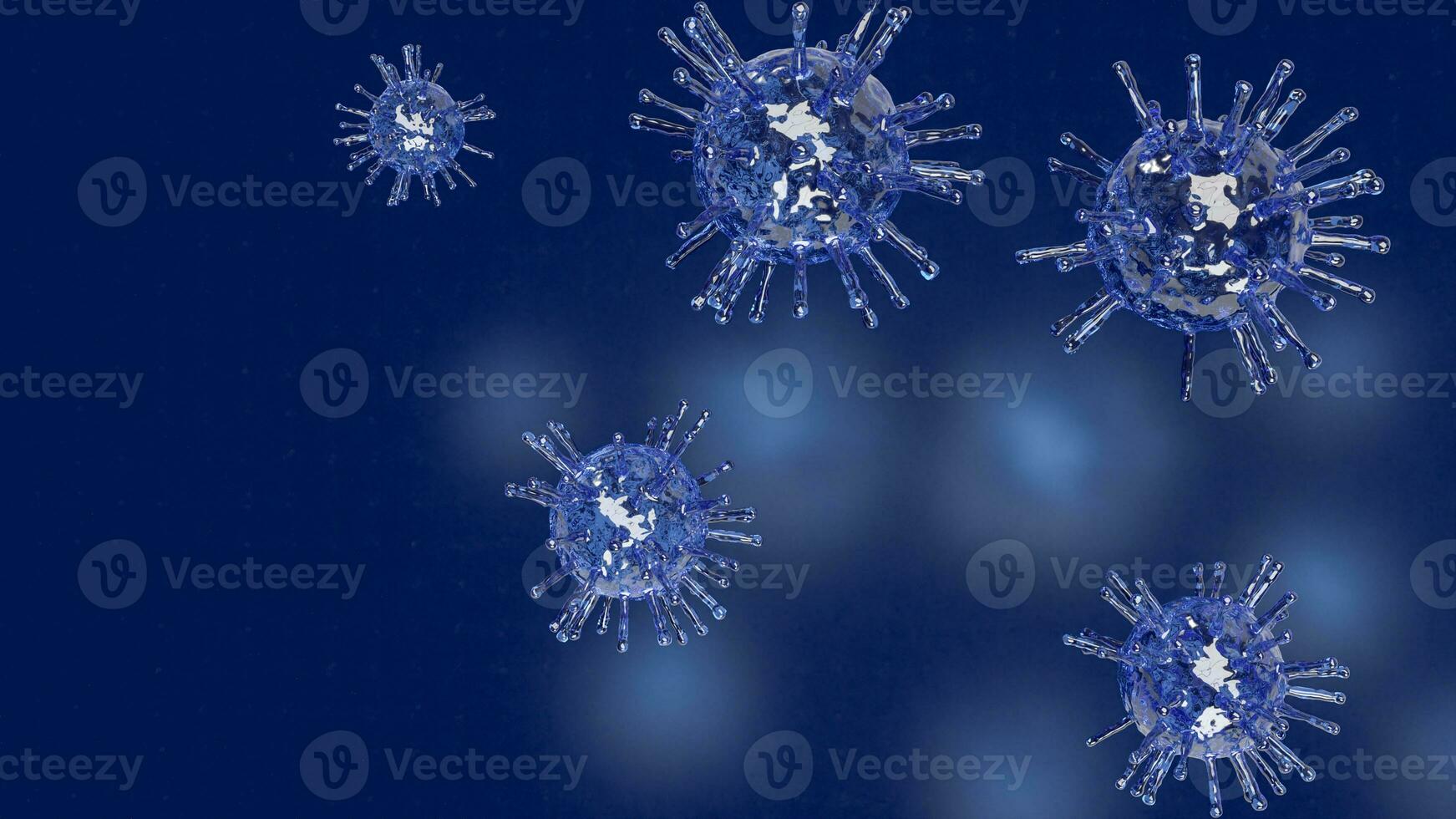 das Coronavirus zum sci oder medizinisch Konzept 3d Rendern foto