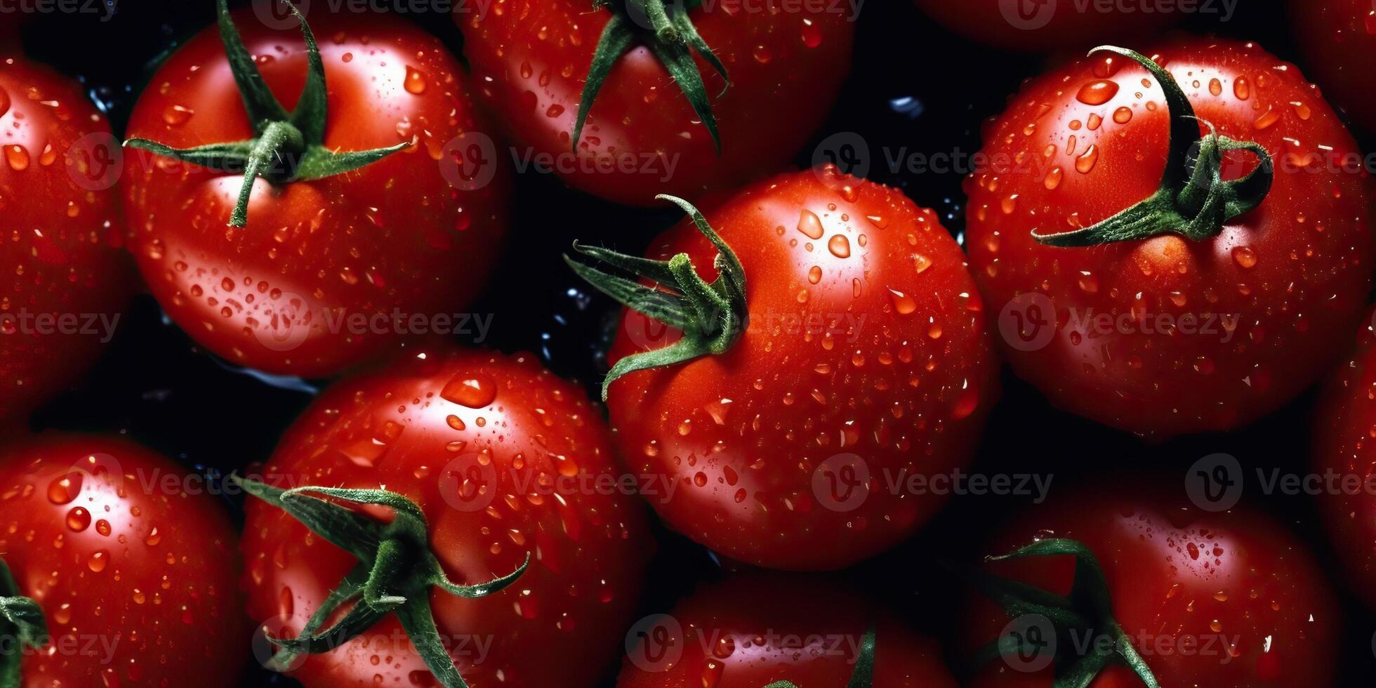 ai generiert. ai generativ. Öko organisch frisch rot Tomate. Gemüse Vegetarier Essen Ernährung Bauernhof Lebensmittel. Grafik Kunst foto