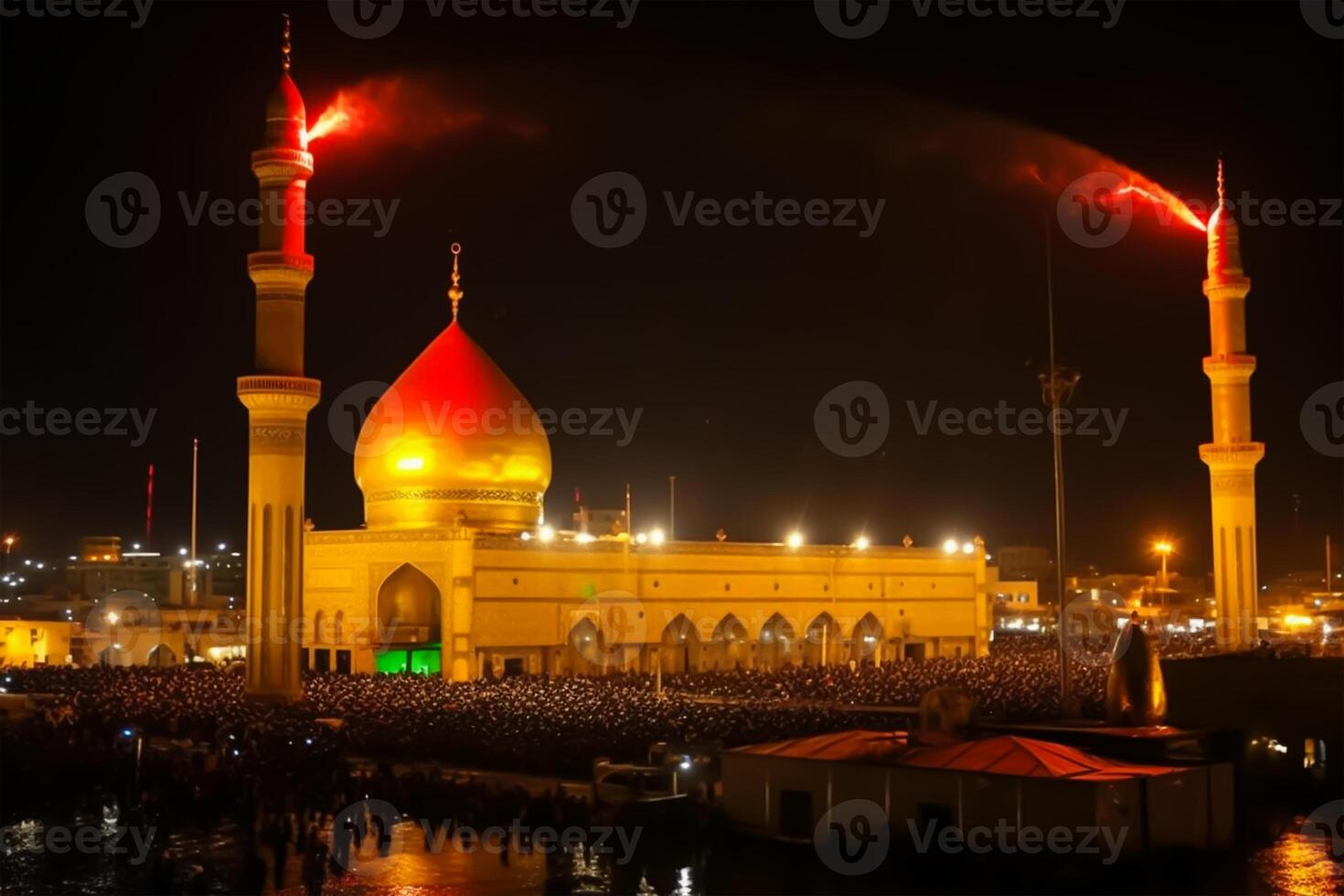 karbala Irak Moschee, Ashura Tag, moharram foto