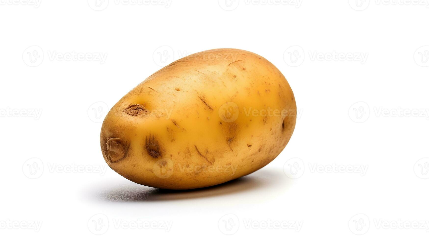 Foto von Kartoffel isoliert auf Weiß Hintergrund