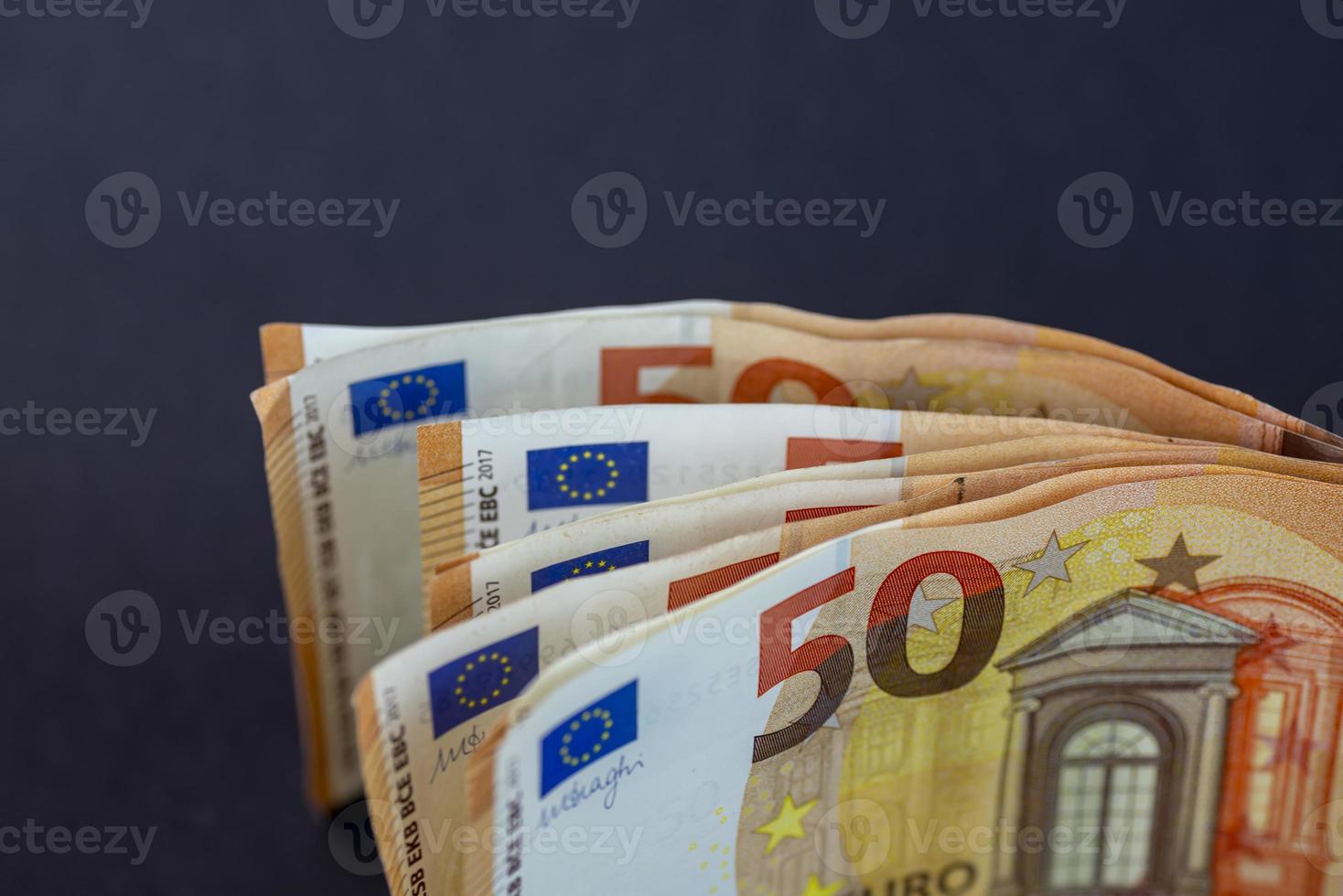 Detail von 50-Euro-Banknoten foto