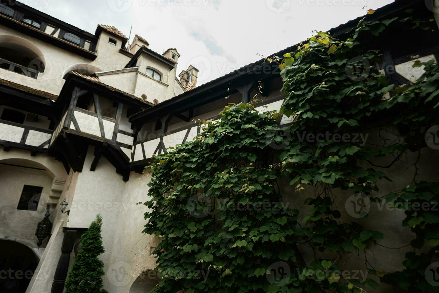 das Kleie Schloss im Rumänien. Dracula mittelalterlich Schloss im Karpaten, Siebenbürgen. foto