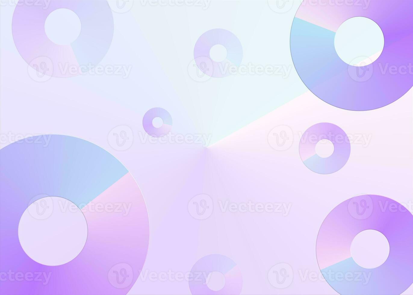 Kuchen Diagramm Gradient Pastell- Farbe abstrakt Hintergrund foto