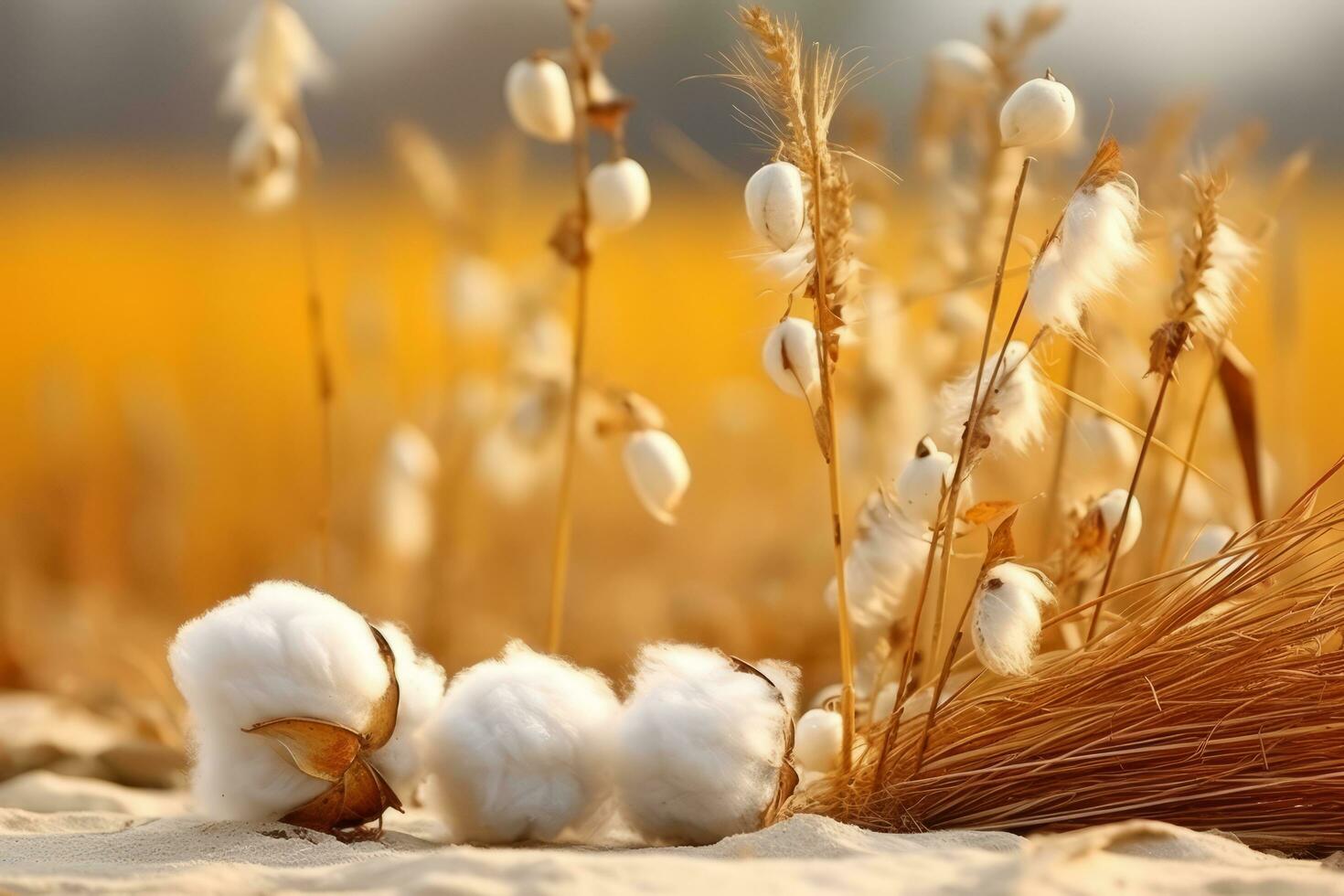 Herbst Komposition mit Kopieren Raum ai generativ foto