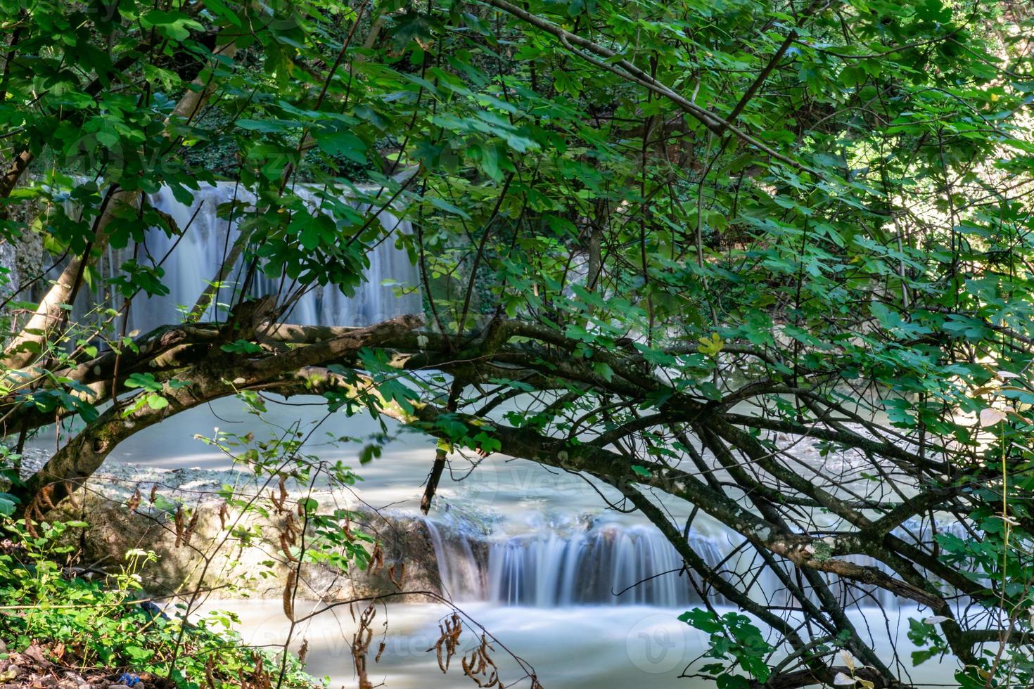 der pisciarelle-wasserfall foto