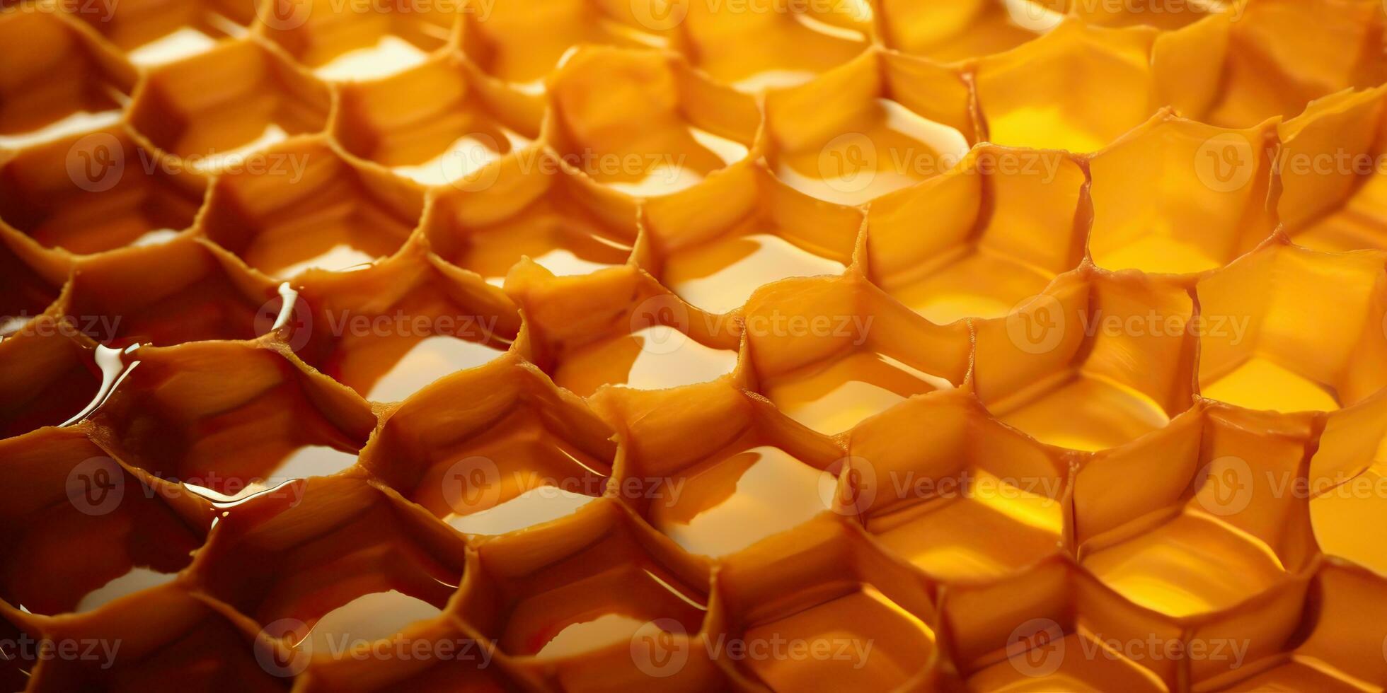 ai generiert. ai generativ. Hexagon Bienenwabe Textur Hintergrund Natur Manvas Attrappe, Lehrmodell, Simulation Design Wachs Dekoration. Grafik Kunst foto