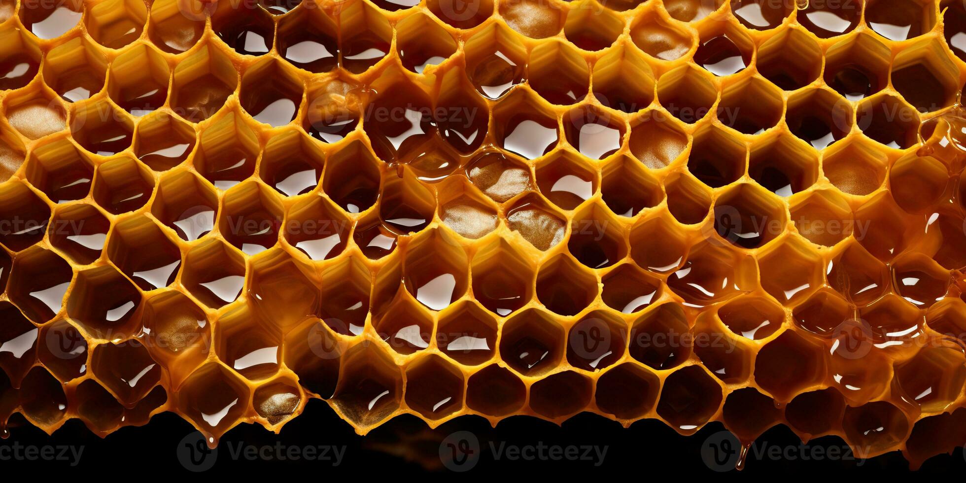 ai generiert. ai generativ. Hexagon Bienenwabe Textur Hintergrund Natur Manvas Attrappe, Lehrmodell, Simulation Design Wachs Dekoration. Grafik Kunst foto