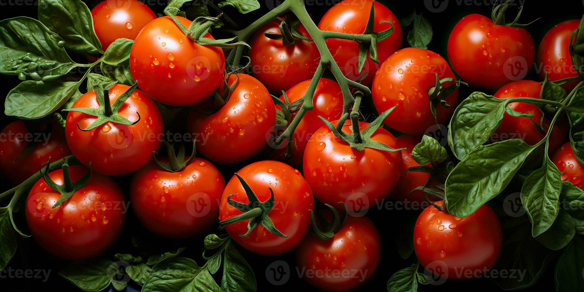 ai generiert. ai generativ. viele rot frisch Tomaten Gemüse Landwirtschaft. Grafik Kunst foto