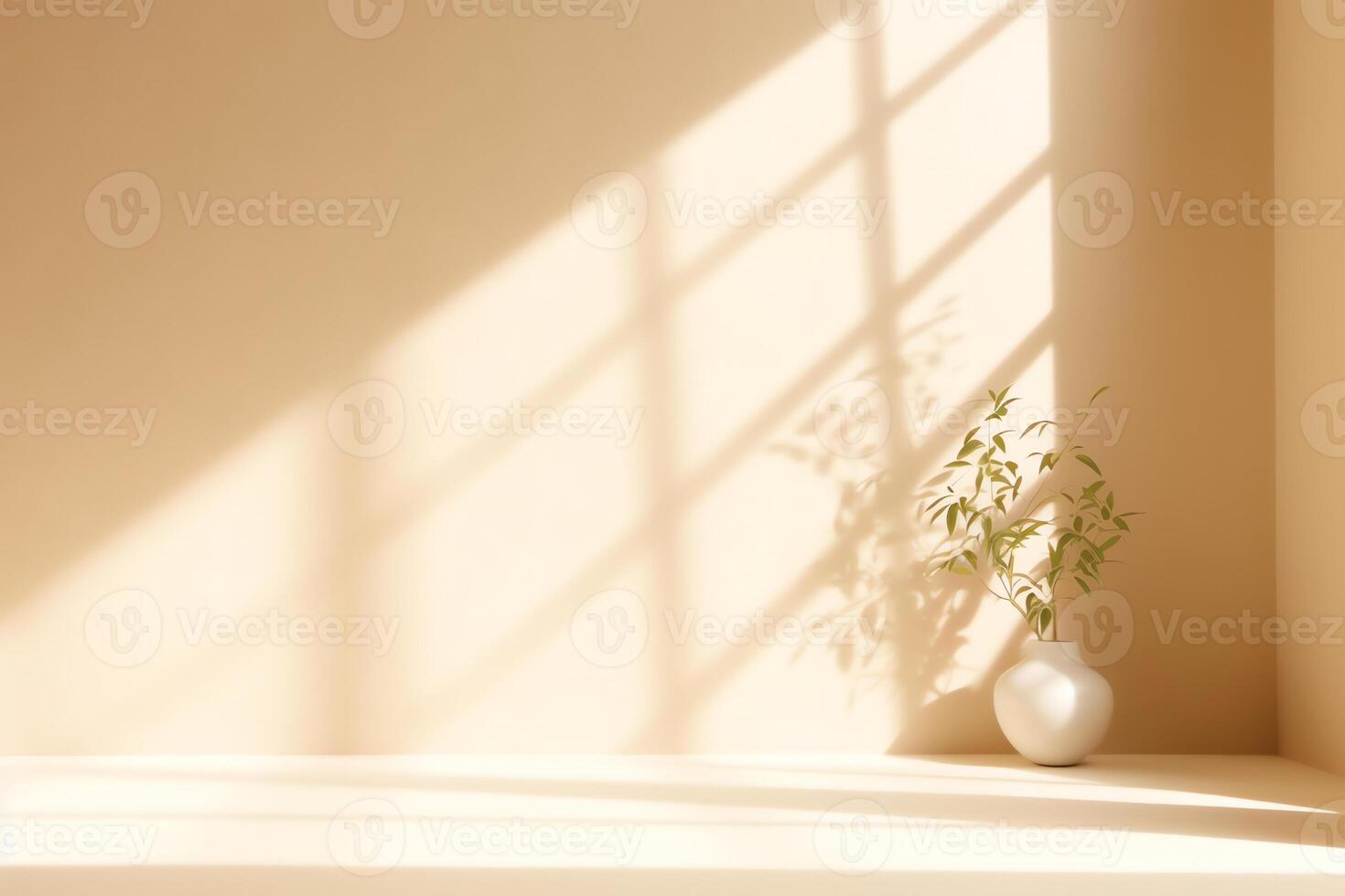 ai generativ Schatten von Blätter Pflanzen auf das Mauer und Bürgersteig Baum Silhouetten Straße draussen Natur Olive Grün Hintergrund zum Design 3d Rendern Raum zum Produkt Objekt Show Anzeige Podium foto