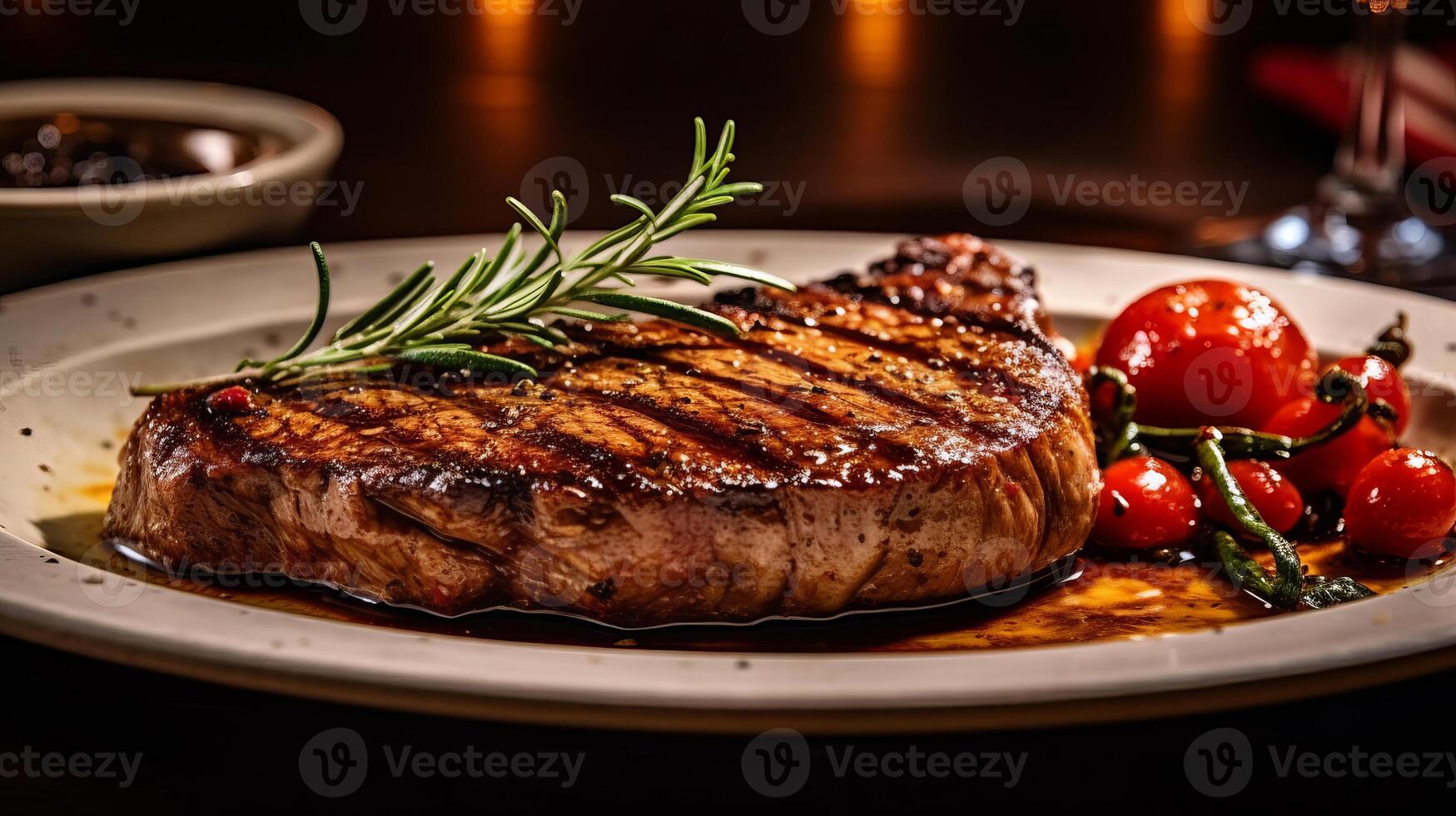 delmonico Steak ist köstlich Lebensmittel. ai generiert. foto