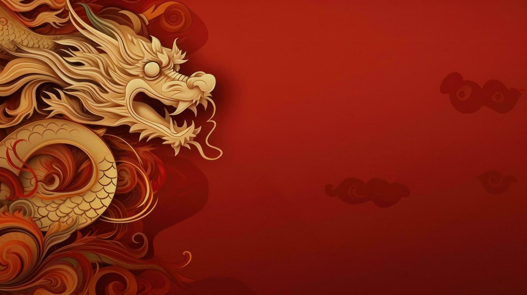 Chinesisch Urlaub Hintergrund mit Drachen foto