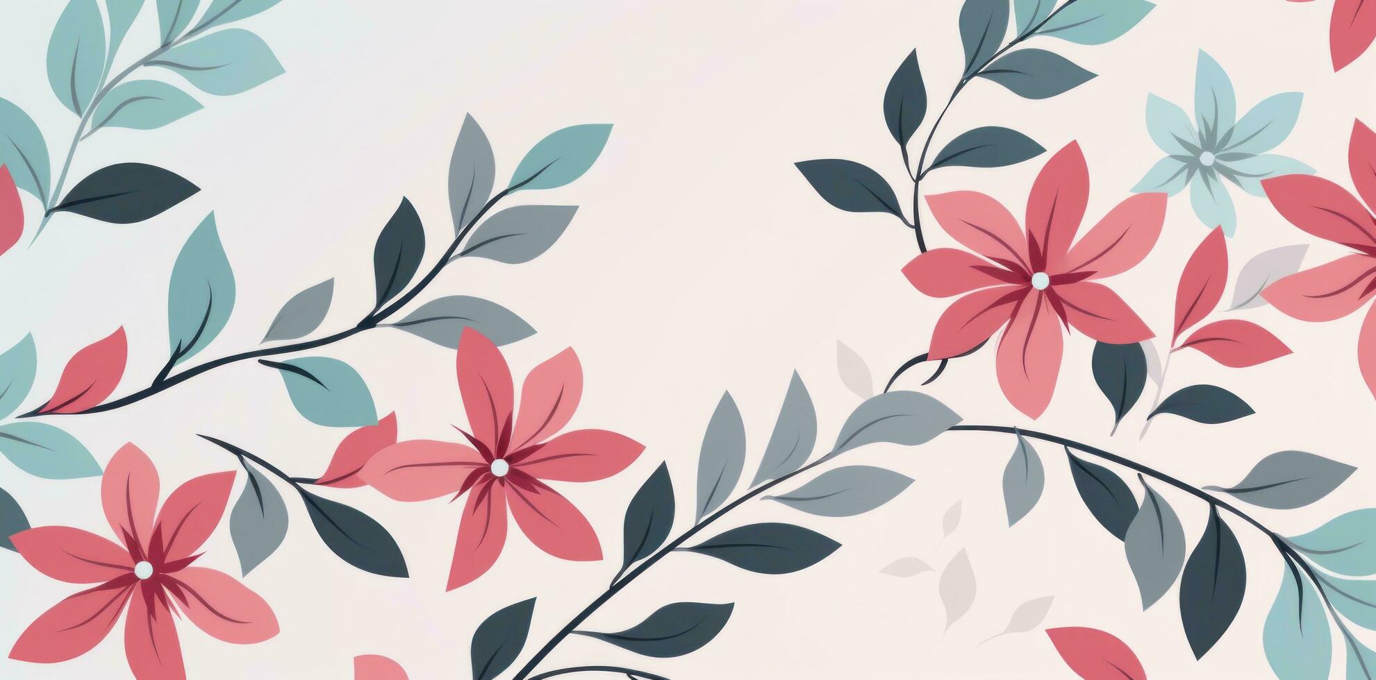 Rosa Blumen- Illustration Hintergrund foto