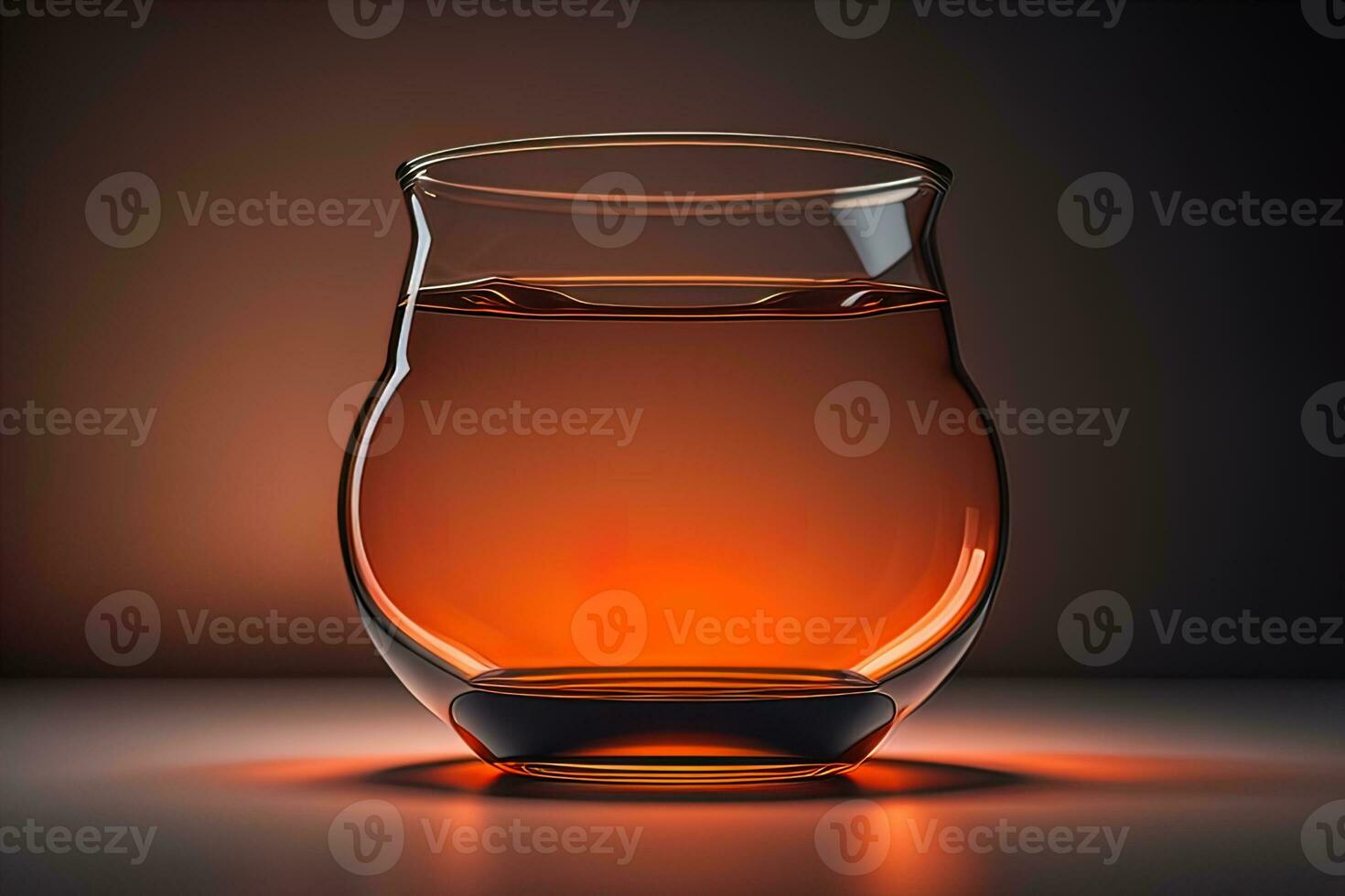 bunt Glas Topf auf ein dunkel Hintergrund. ai generativ foto