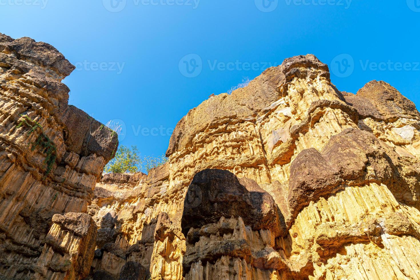 Pha Chor oder der Grand Canyon Chiangmai im Mae Wang Nationalpark, Chiang Mai, Thailand foto