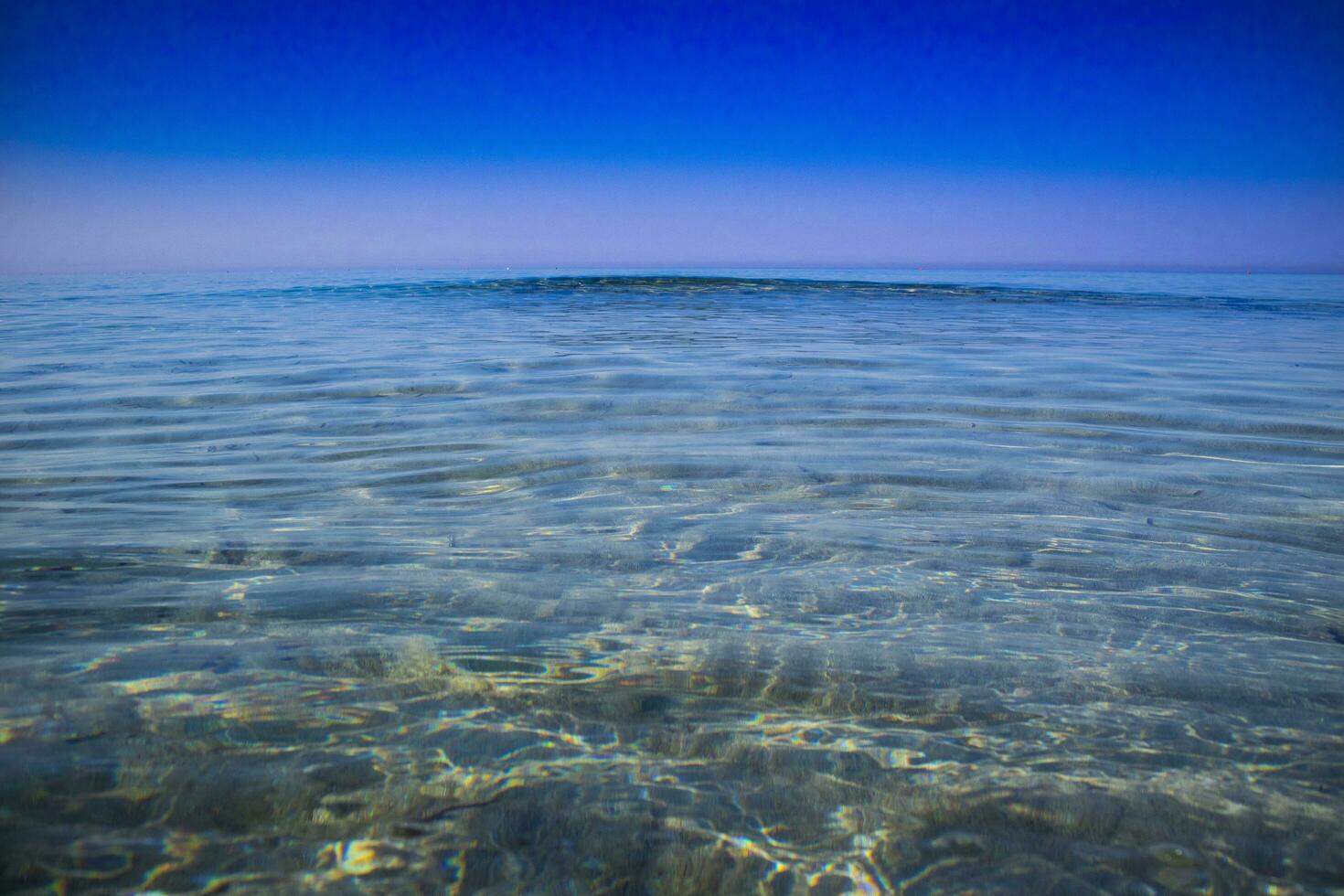 das Meer im Winter foto