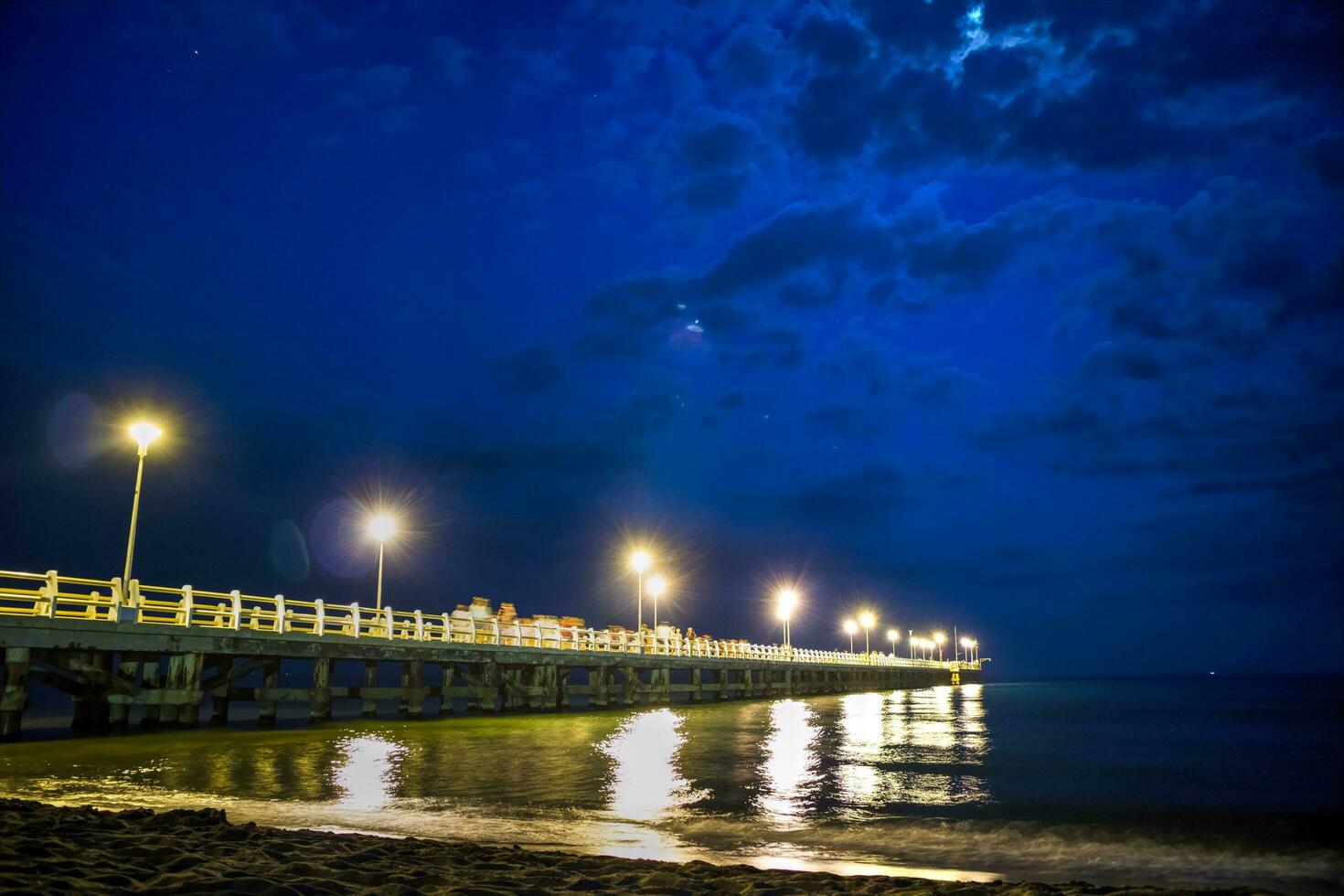 Seebrücke von Stärke dei marmi foto