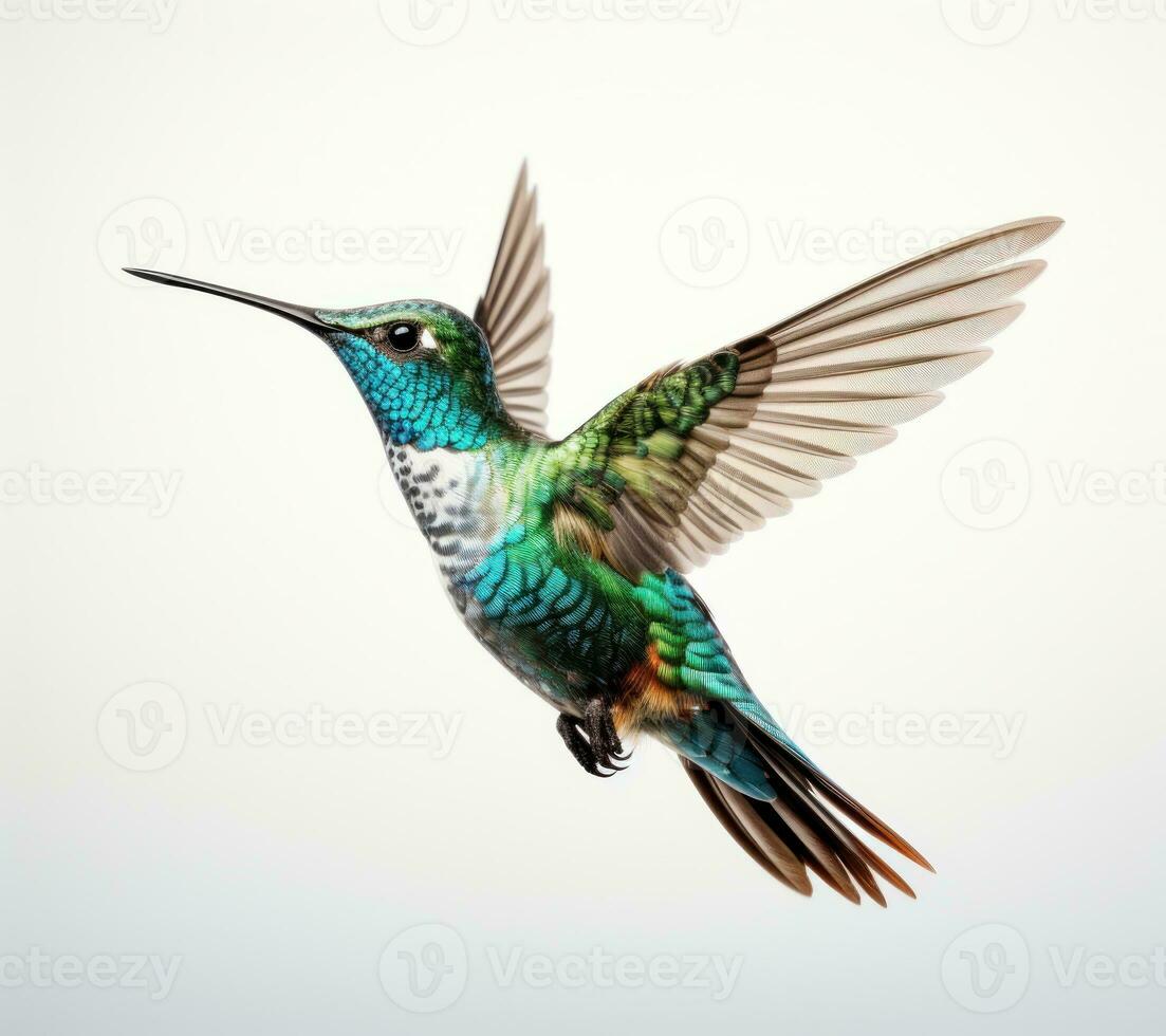 fliegend Kolibri isoliert foto