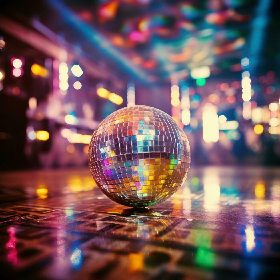 Disko Ball lebendig Hintergrund foto