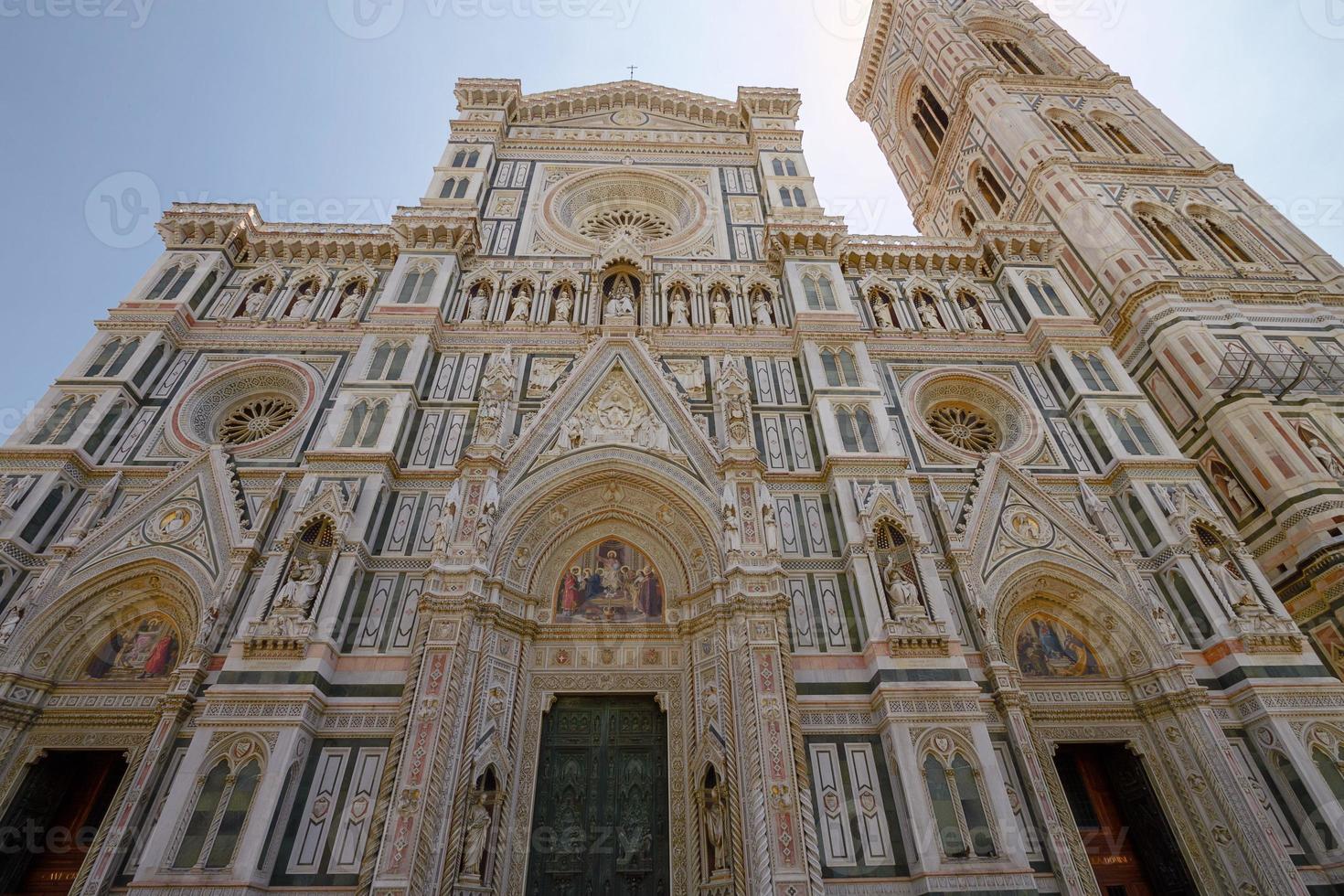 Kathedrale der Heiligen Maria von der Blume in Florenz, Italien foto