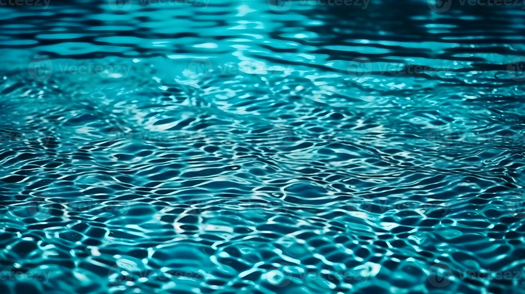 oben Aussicht Schwimmen Schwimmbad Wasser Hintergrund ,Blau Meer Wasser Hintergrund ,generativ ai foto