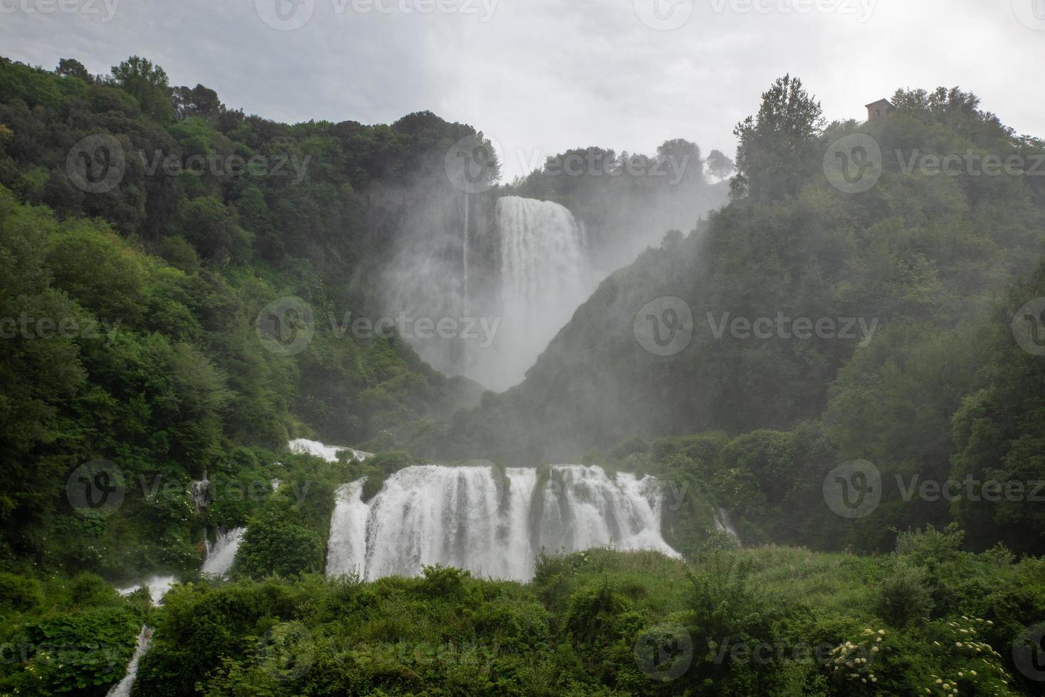 Marmorwasserfall der höchste in europa foto