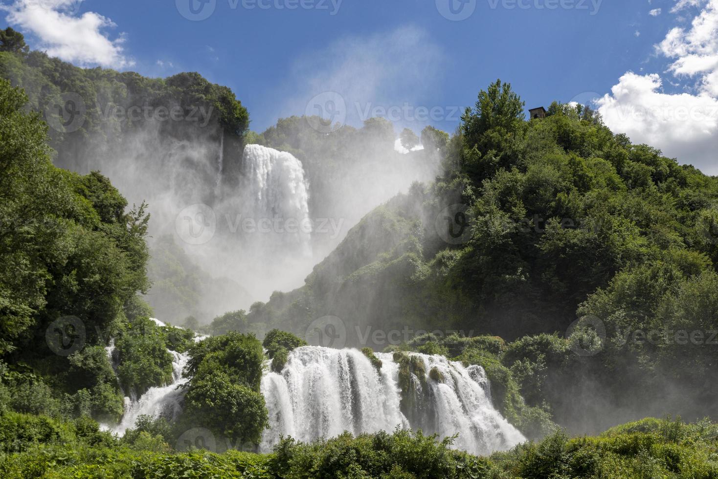 Marmorwasserfall der höchste in europa foto