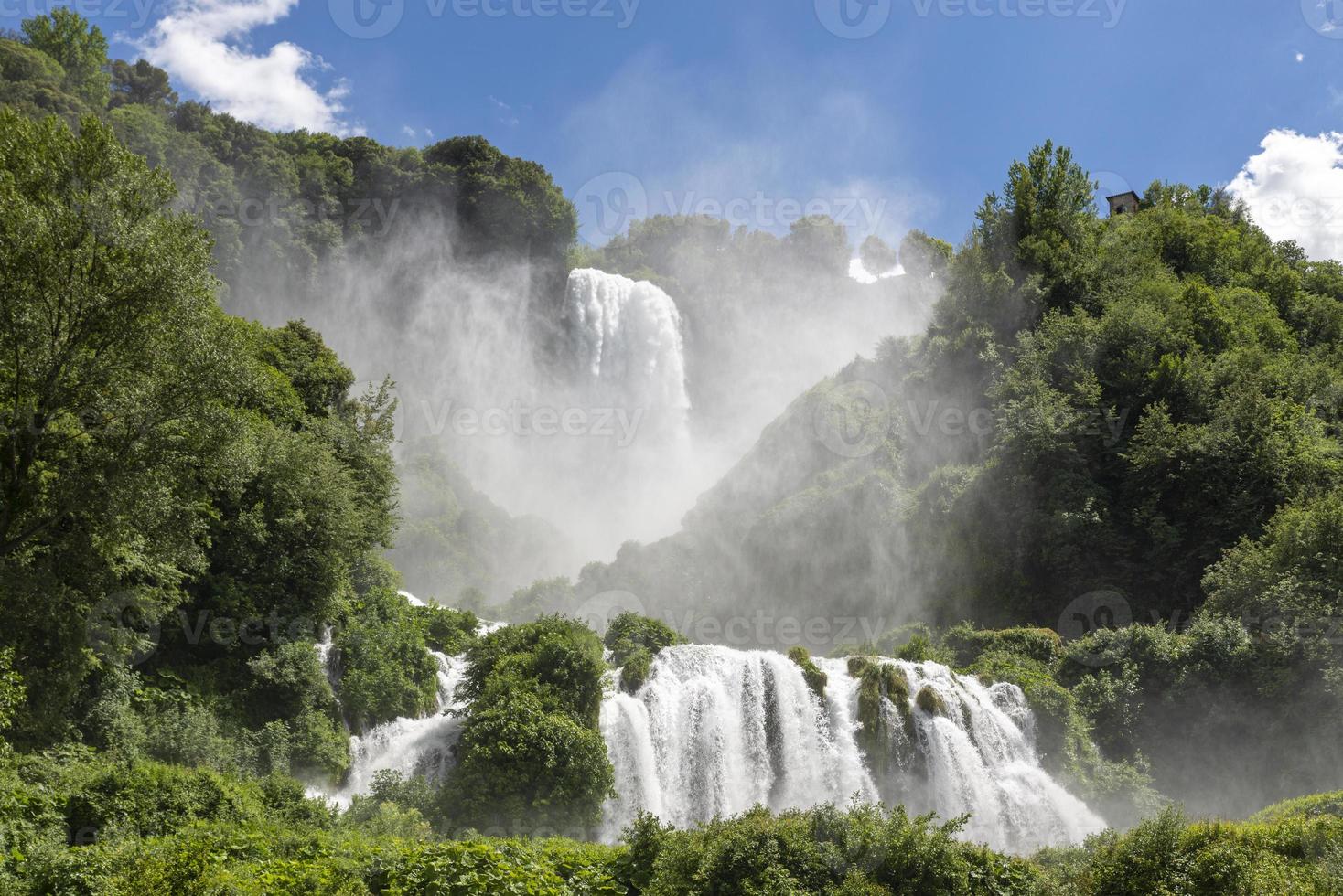 Marmorwasserfall der höchste in europa foto