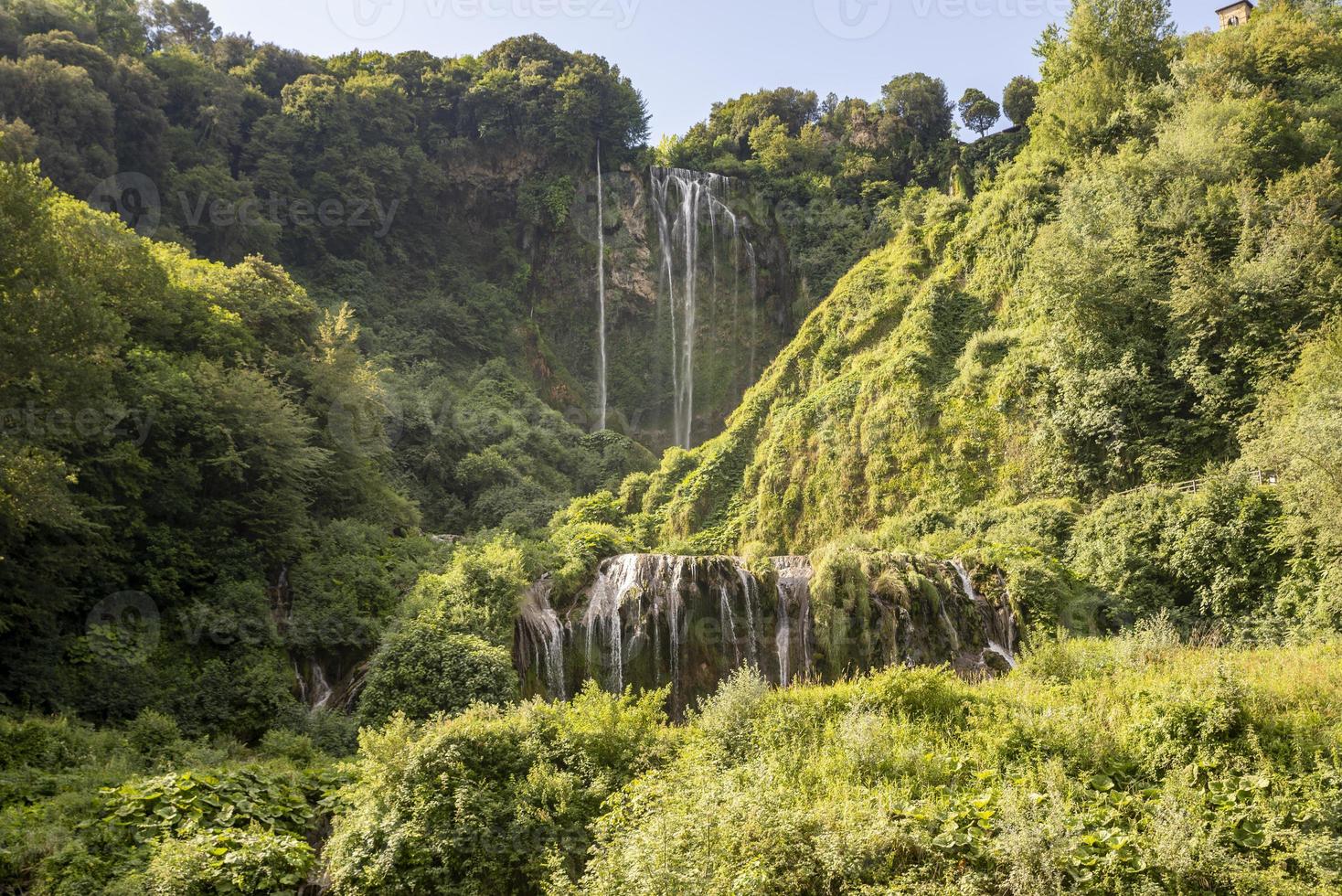 Marmorwasserfall der höchste in europa foto