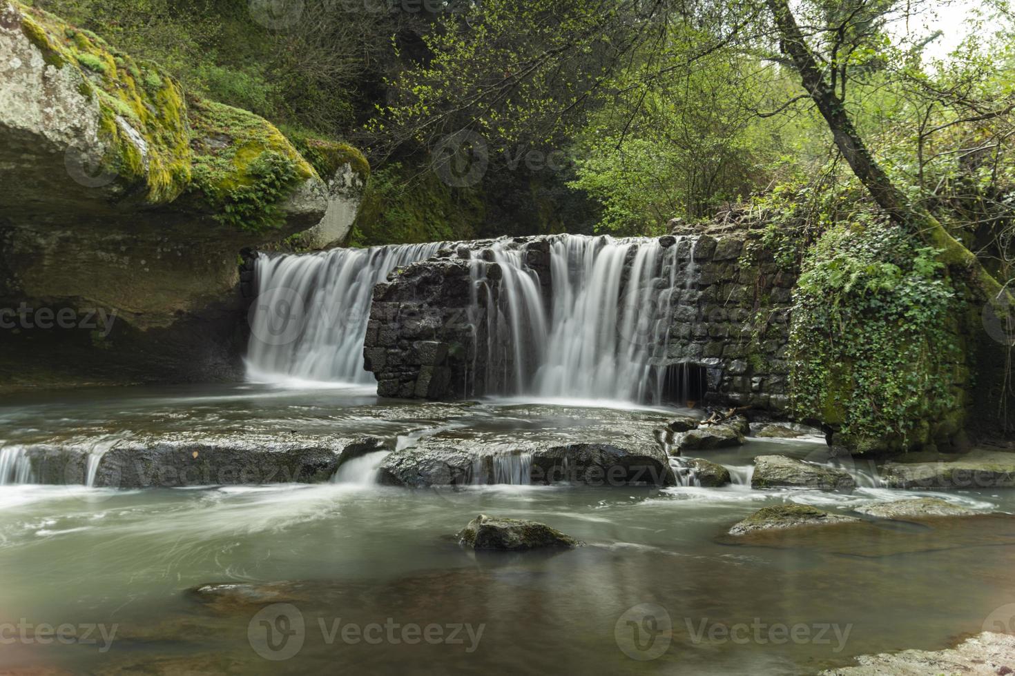 Wasserfall von Fosso Castello in Soriano nel Cimino Viterbo foto