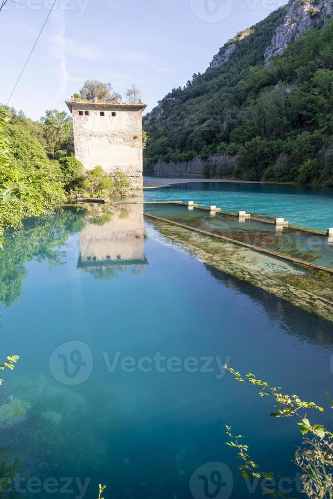 Narni Stifone himmlischer Ort mit blauem Wasser foto