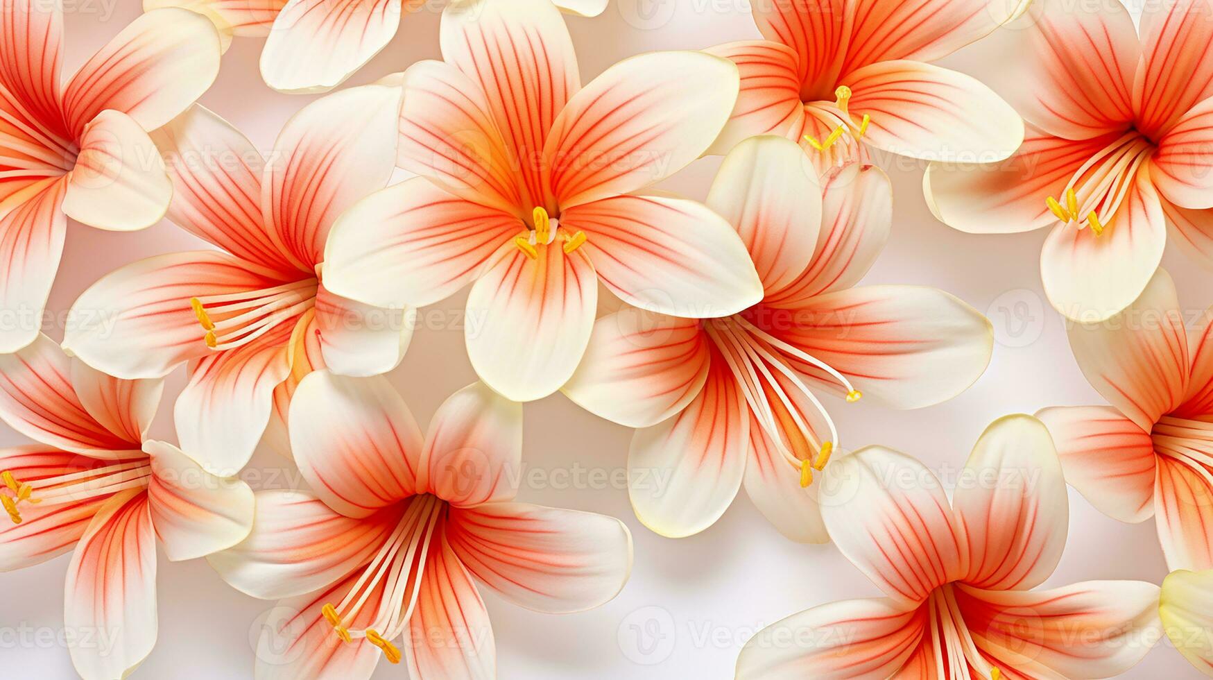 Clivia Blume gemustert Hintergrund. Blume Textur Hintergrund. generativ ai foto