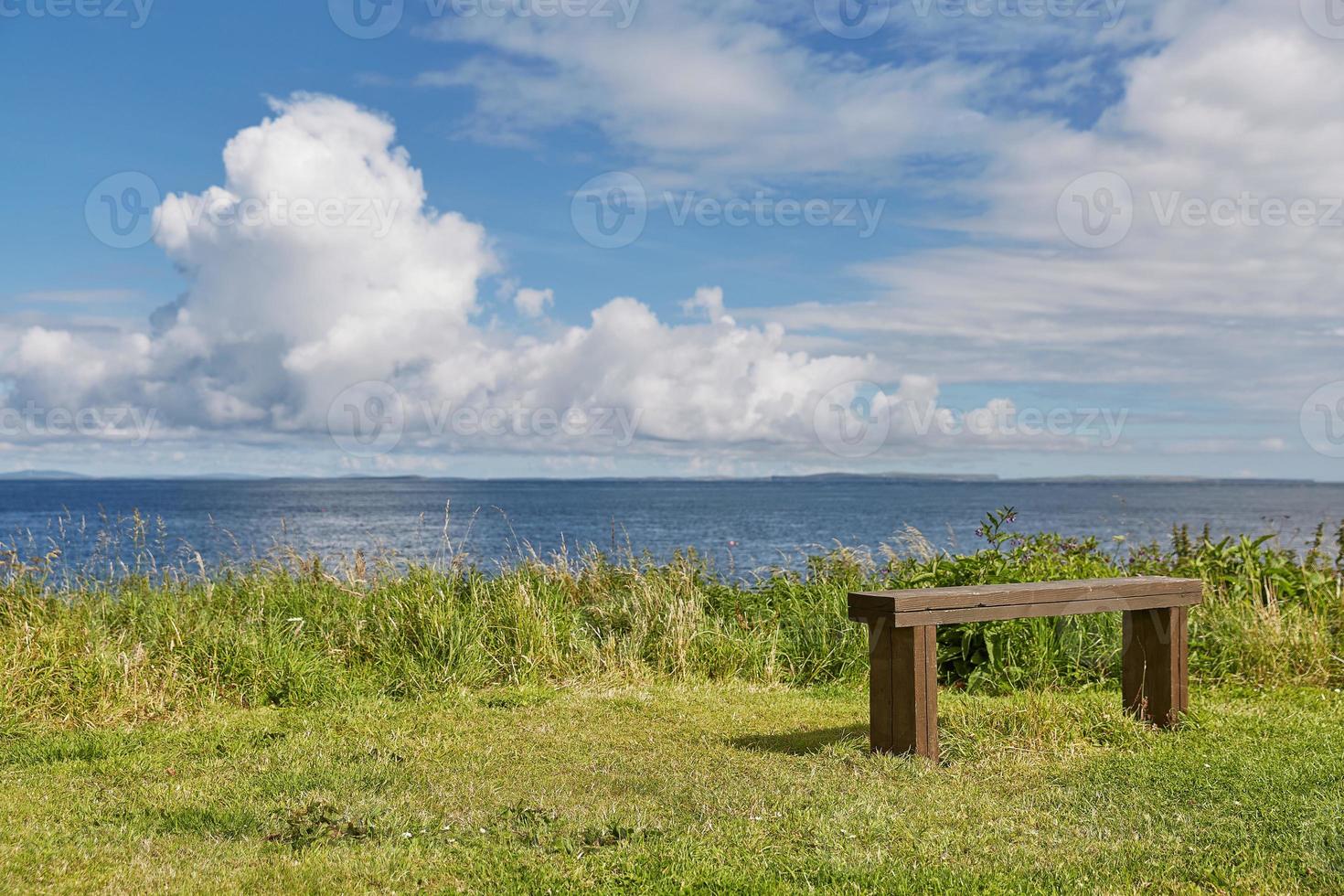 Landschaft in der Nähe von John Ogroats, Schottland foto