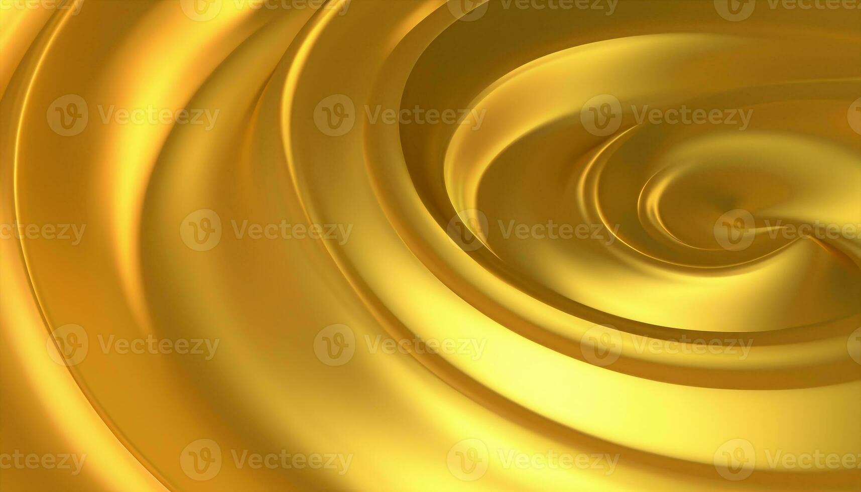 abstrakt golden Gradient Hintergrund. fließen Flüssigkeit Metall Wellen. ai generativ foto