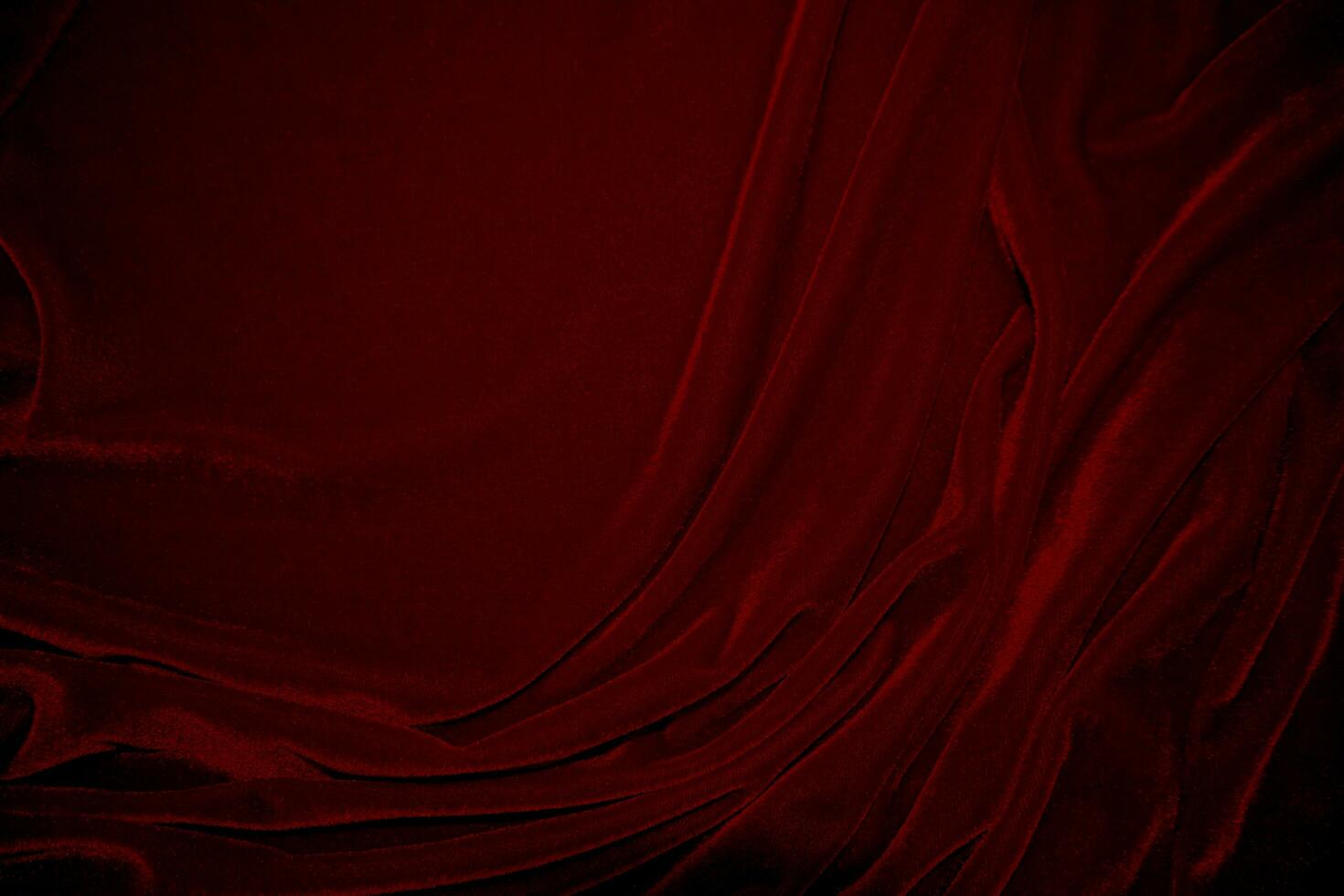 rot Samt Stoff Textur benutzt wie Hintergrund. rot Panne Stoff Hintergrund von Sanft und glatt Textil- Material. zerquetscht Samt .Luxus scharlachrot zum Seide. foto
