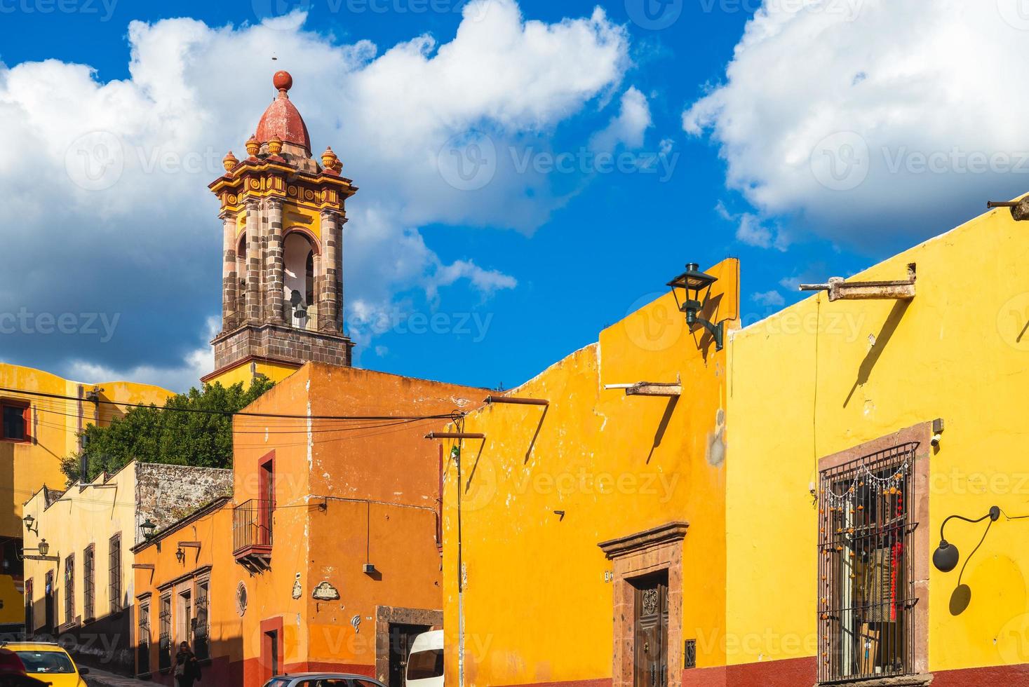 Kuppel der Nonnenkirche in San Miguel de Allende in Mexiko foto