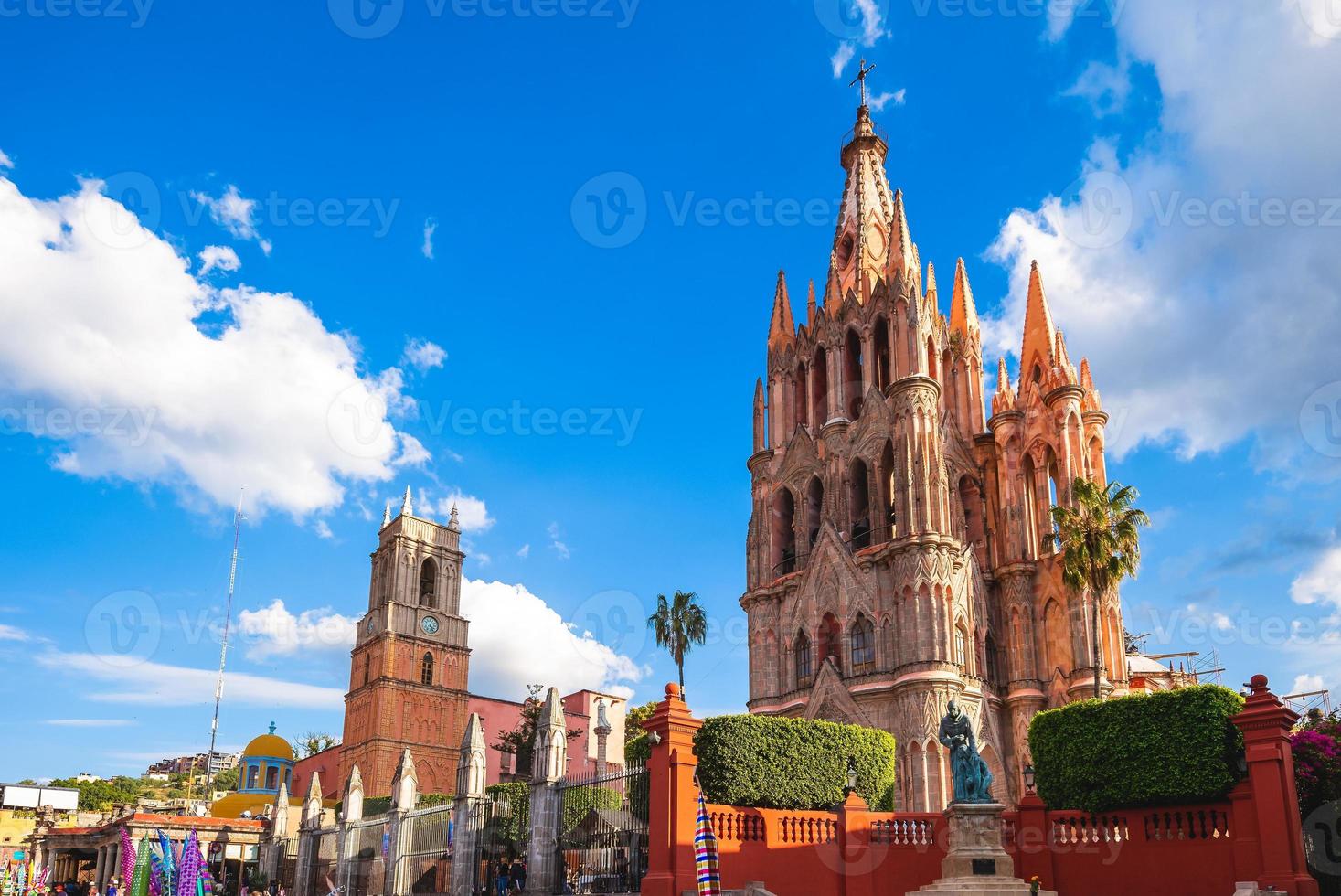 kathedrale in san miguel de allende in bajio mexiko foto