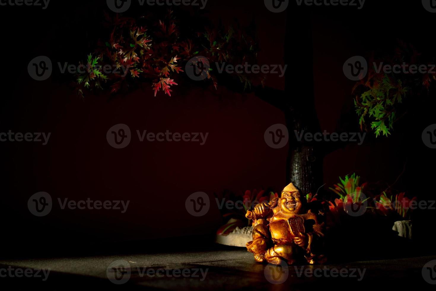 Statue des lachenden Buddhas foto