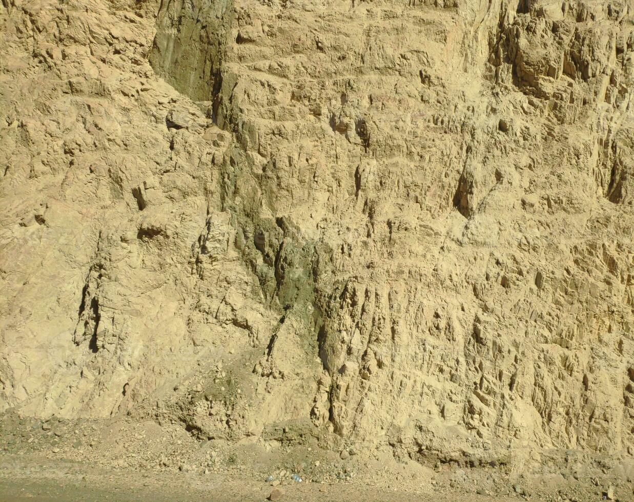 Felsen im das Wüste, Sinai Berge, Hügel foto