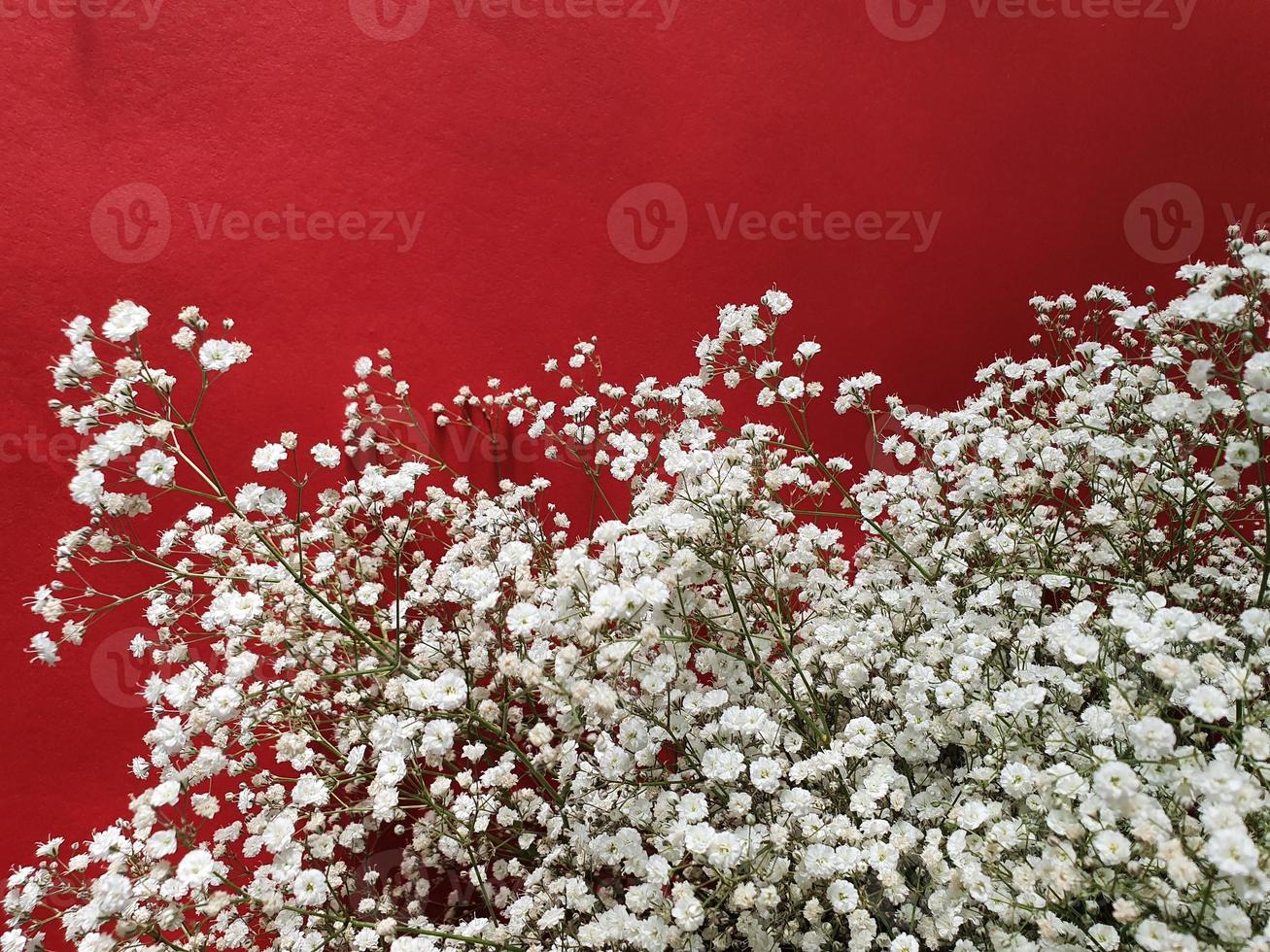 Innendekoration und Blumenarrangements mit Naturblumen foto