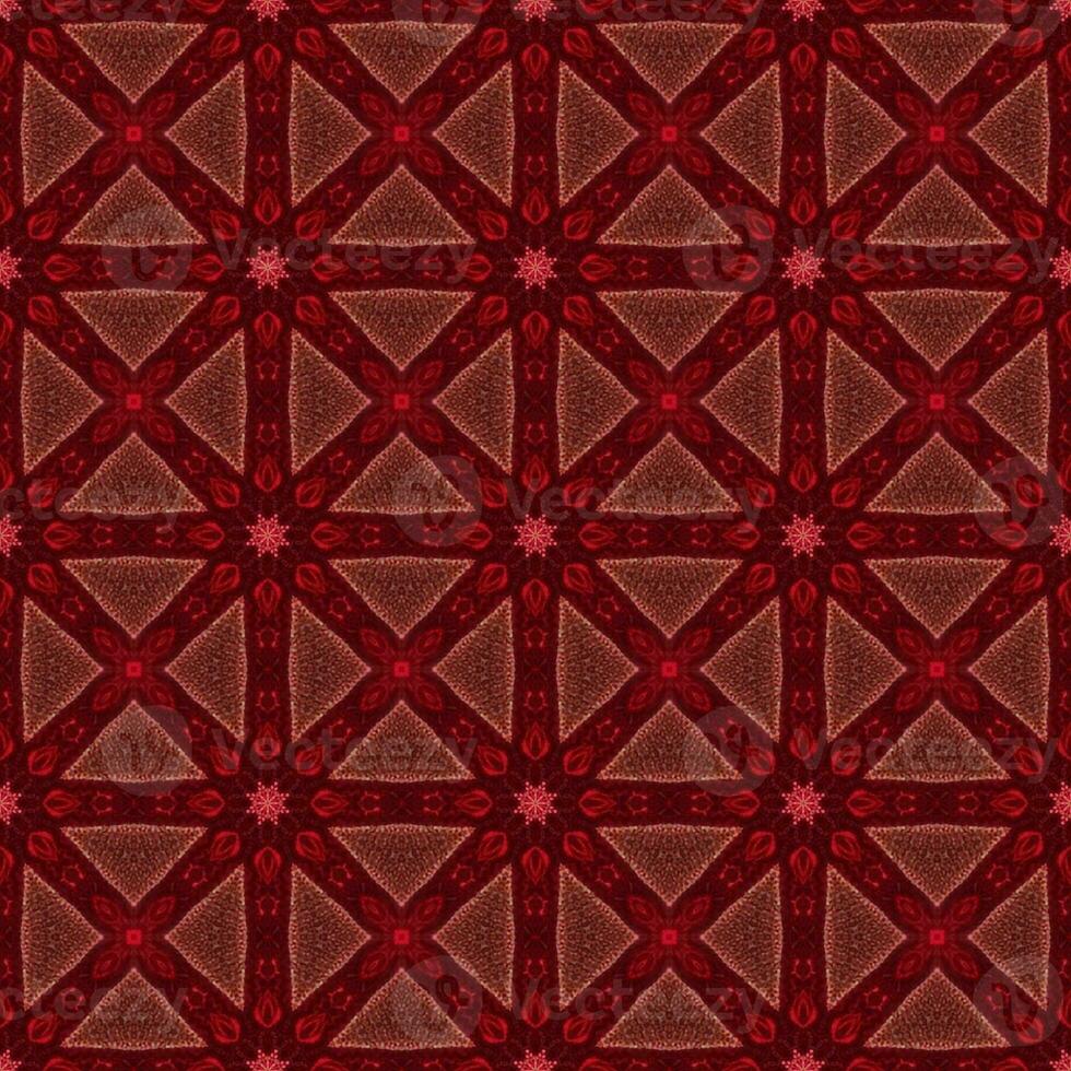 Digital Kunst Färbung geometrisch Blume Muster und Hintergrund foto