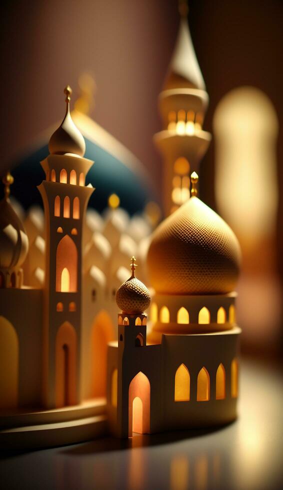 islamisch realistisch Muster kostenlos Foto, ai generativ foto