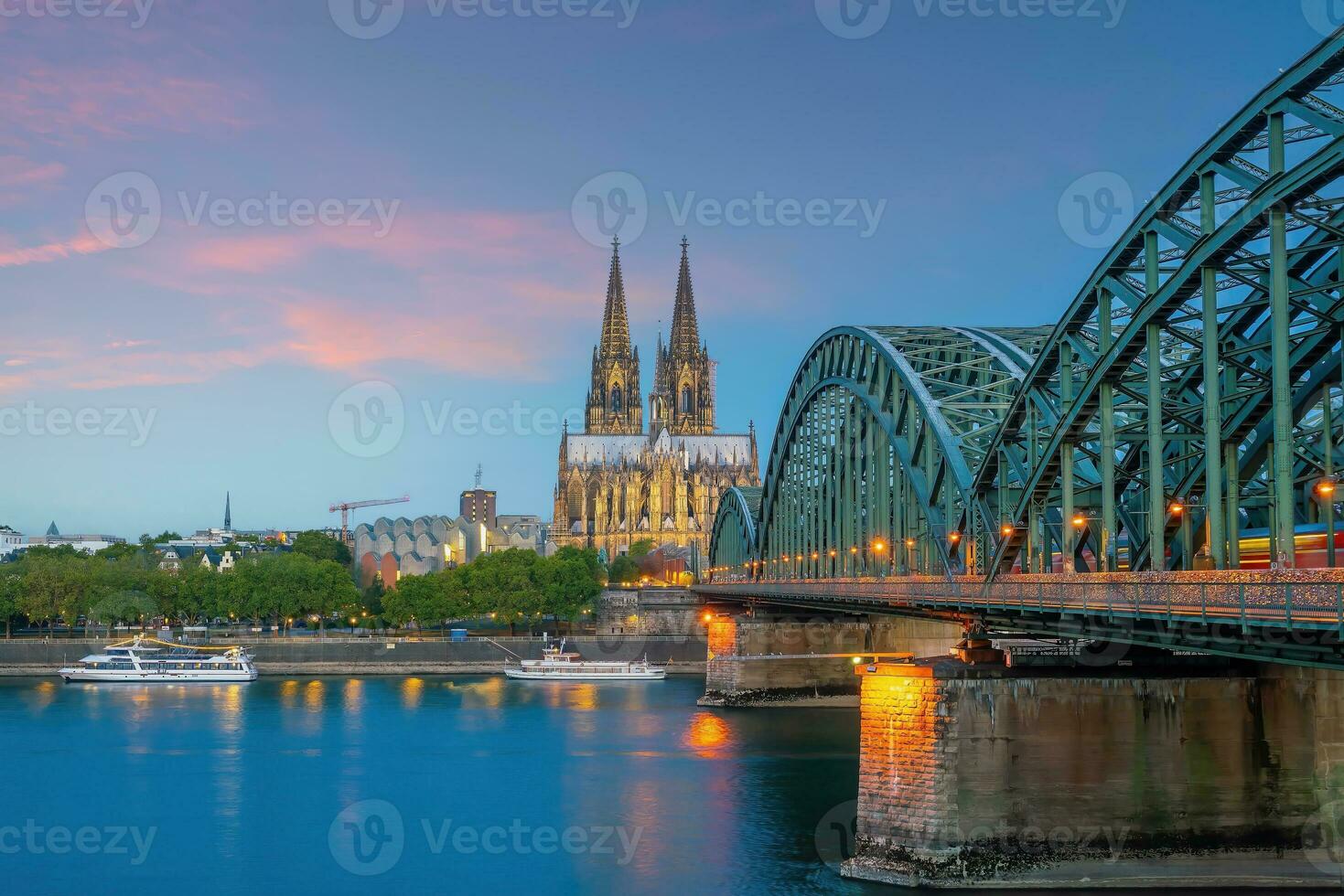 Innenstadt Köln Stadt Horizont, Stadtbild von Deutschland foto