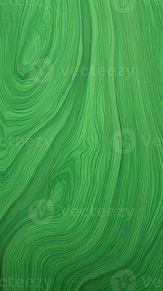 Grün hölzern Oberfläche Textur Hintergrund. ai generiert foto