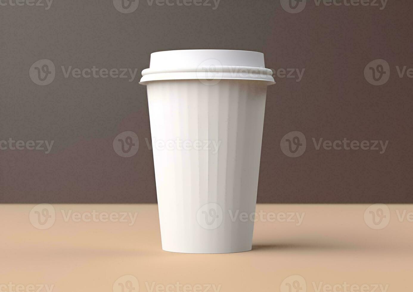 Kaffee Papier Tasse Attrappe, Lehrmodell, Simulation - - leer Kaffee Becher spotten oben Startseite foto